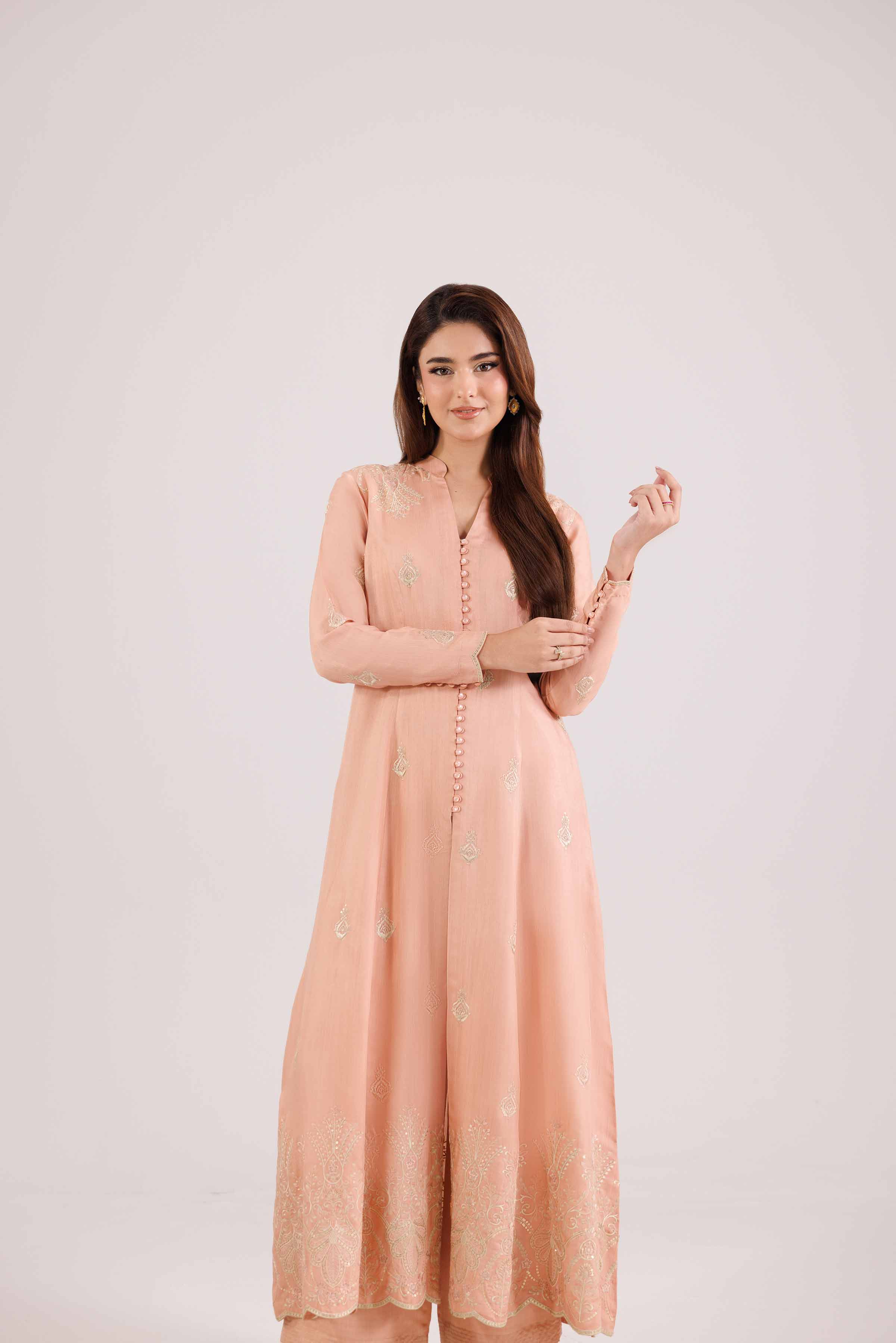 2 Piece - Embroidered Suit - KFW25-95 - Image 8