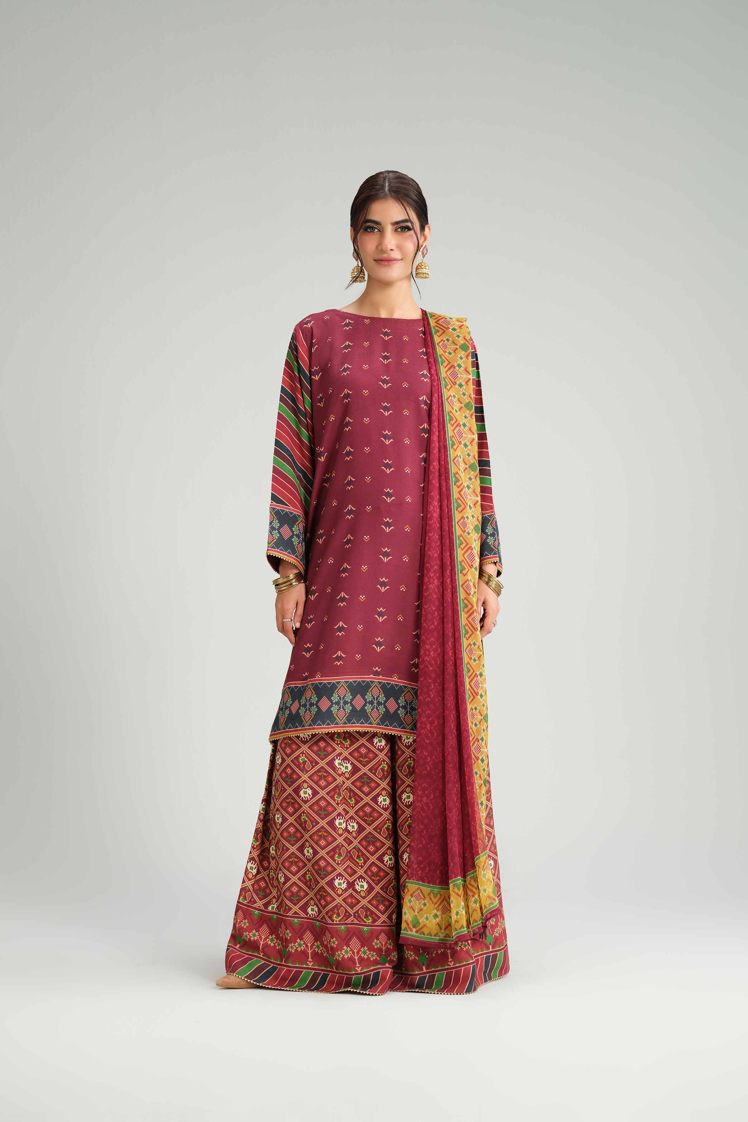 3 Piece - Printed Suit - KFW25-96 - Image 4