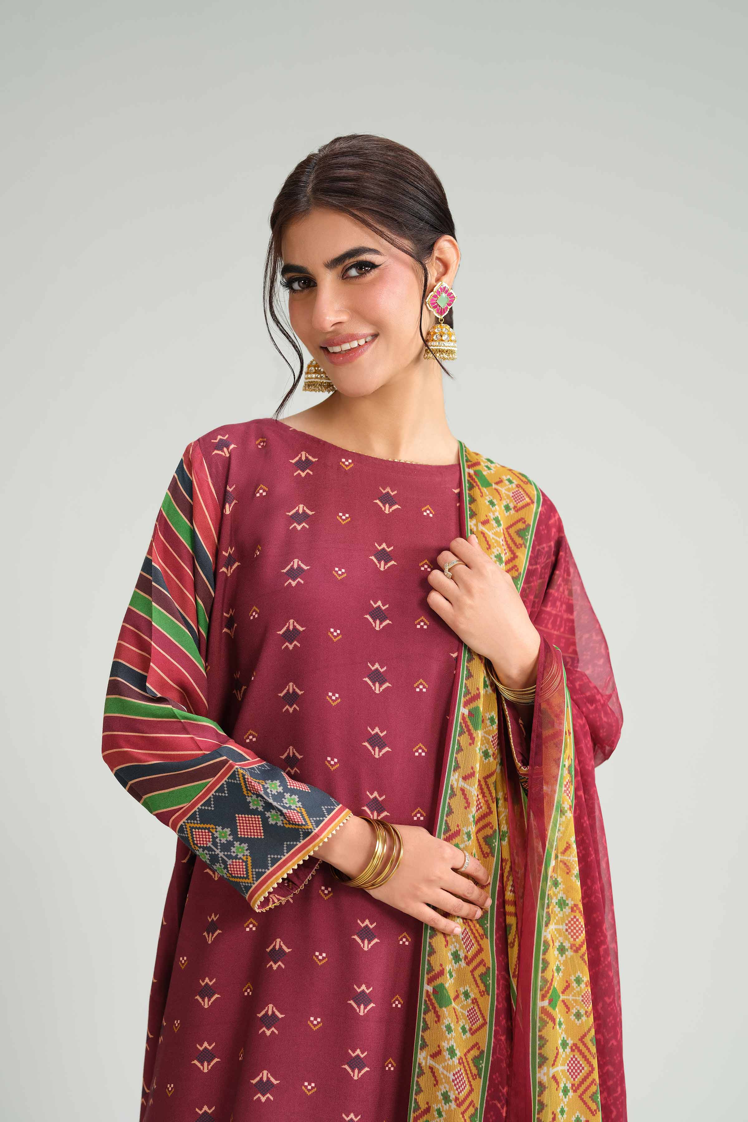 3 Piece - Printed Suit - KFW25-96 - Image 7