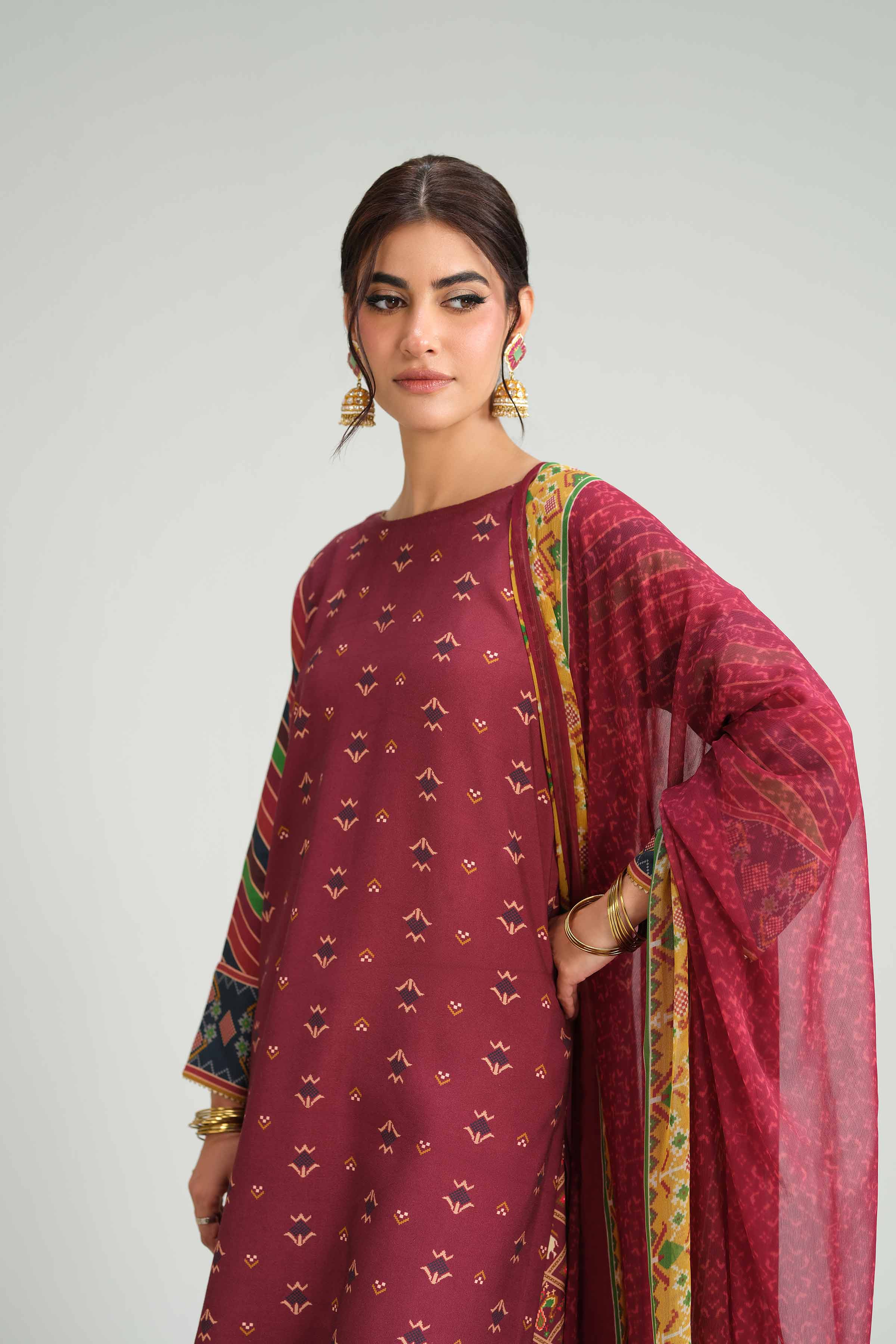 3 Piece - Printed Suit - KFW25-96 - Image 8