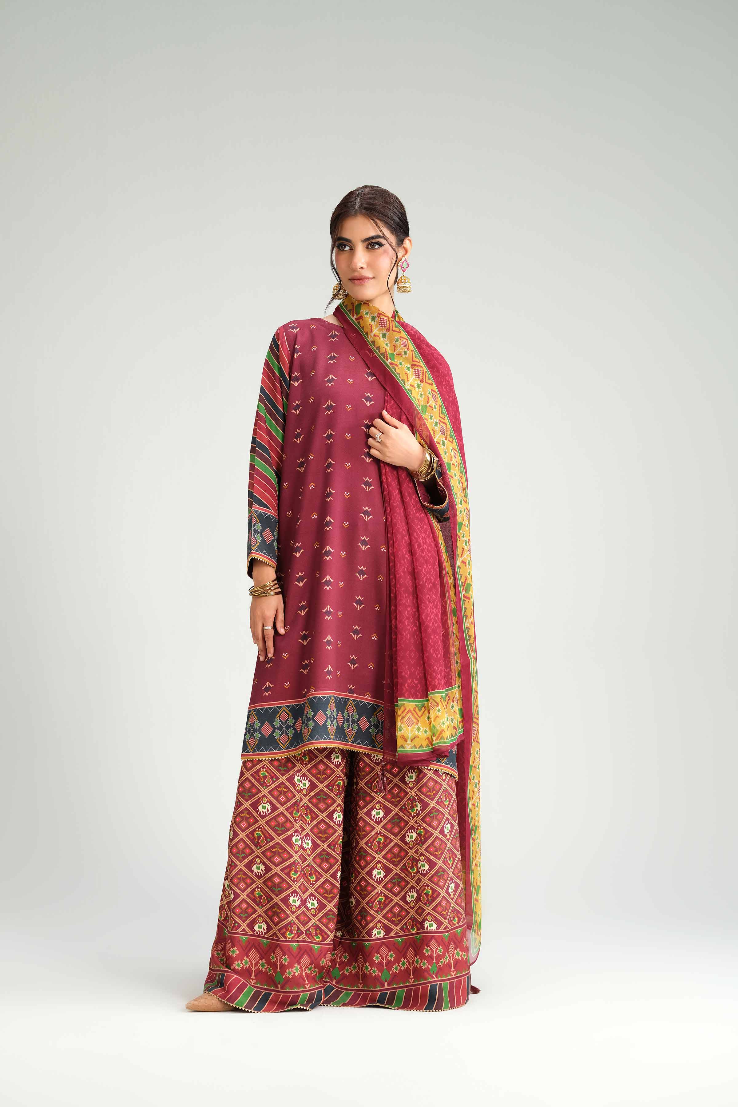 3 Piece - Printed Suit - KFW25-96 - Image 9