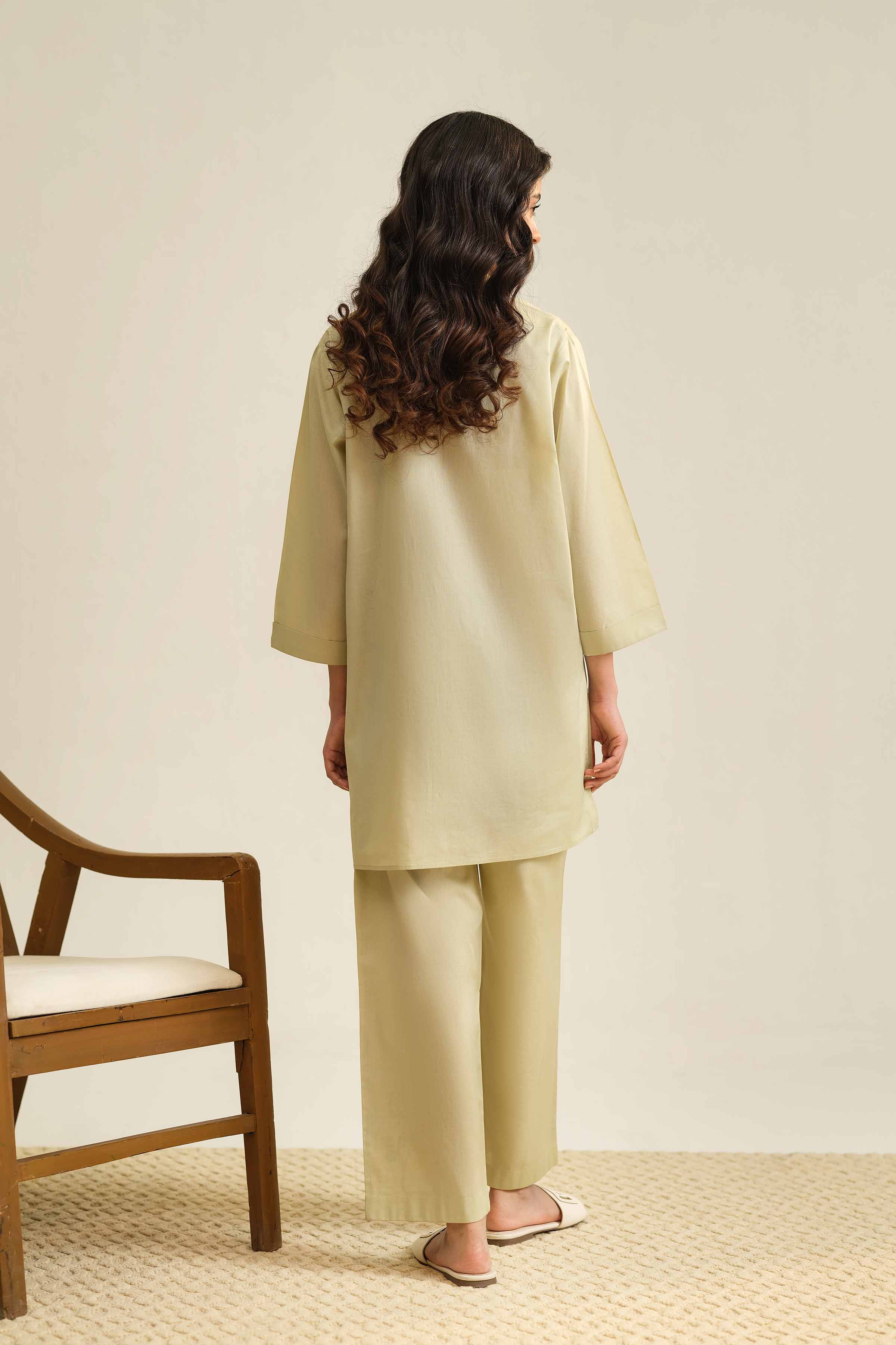 2 Piece - Embroidered Loungewear - KLS25-01 - Image 3