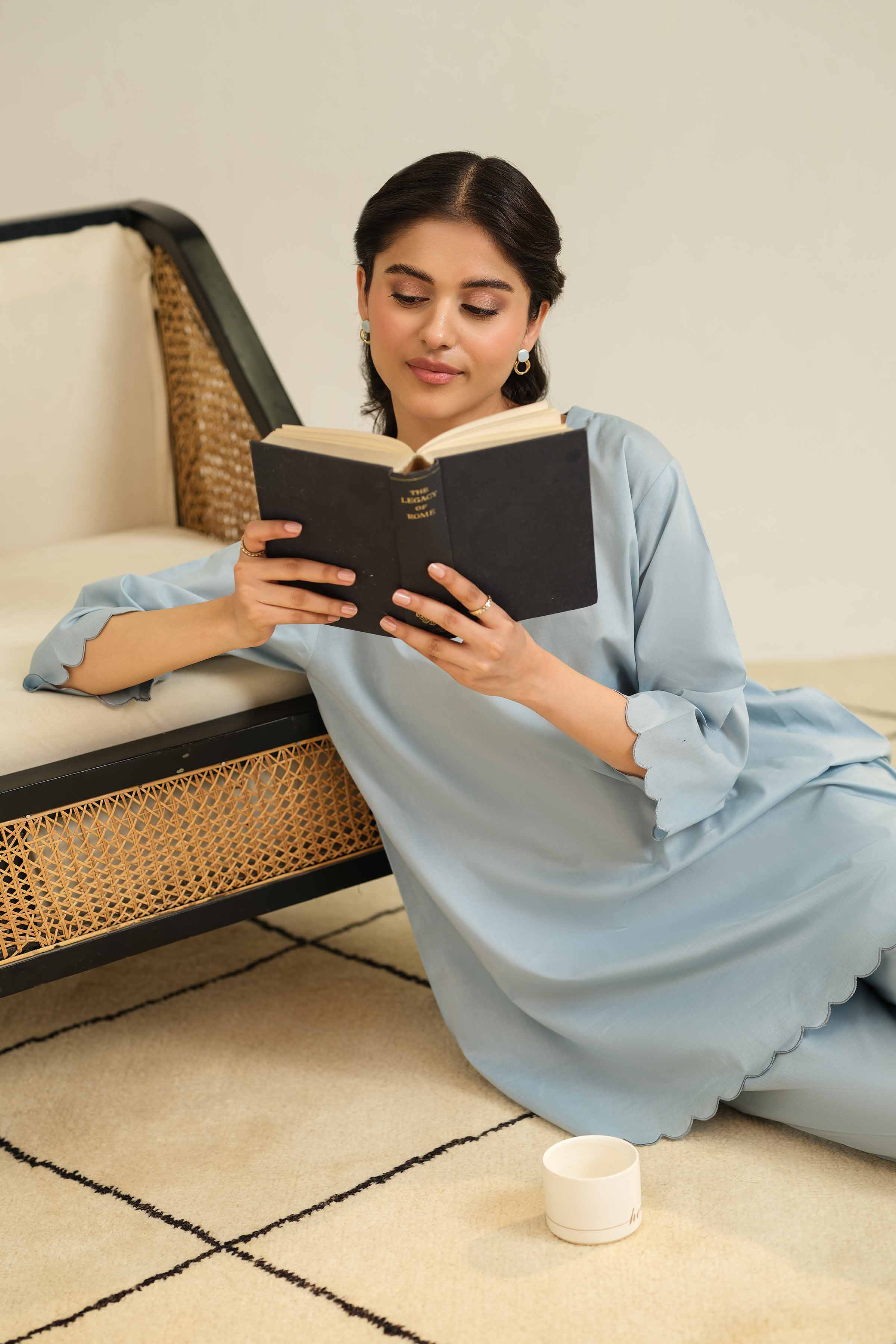2 Piece - Embroidered Loungewear - KLS25-05 - Image 5