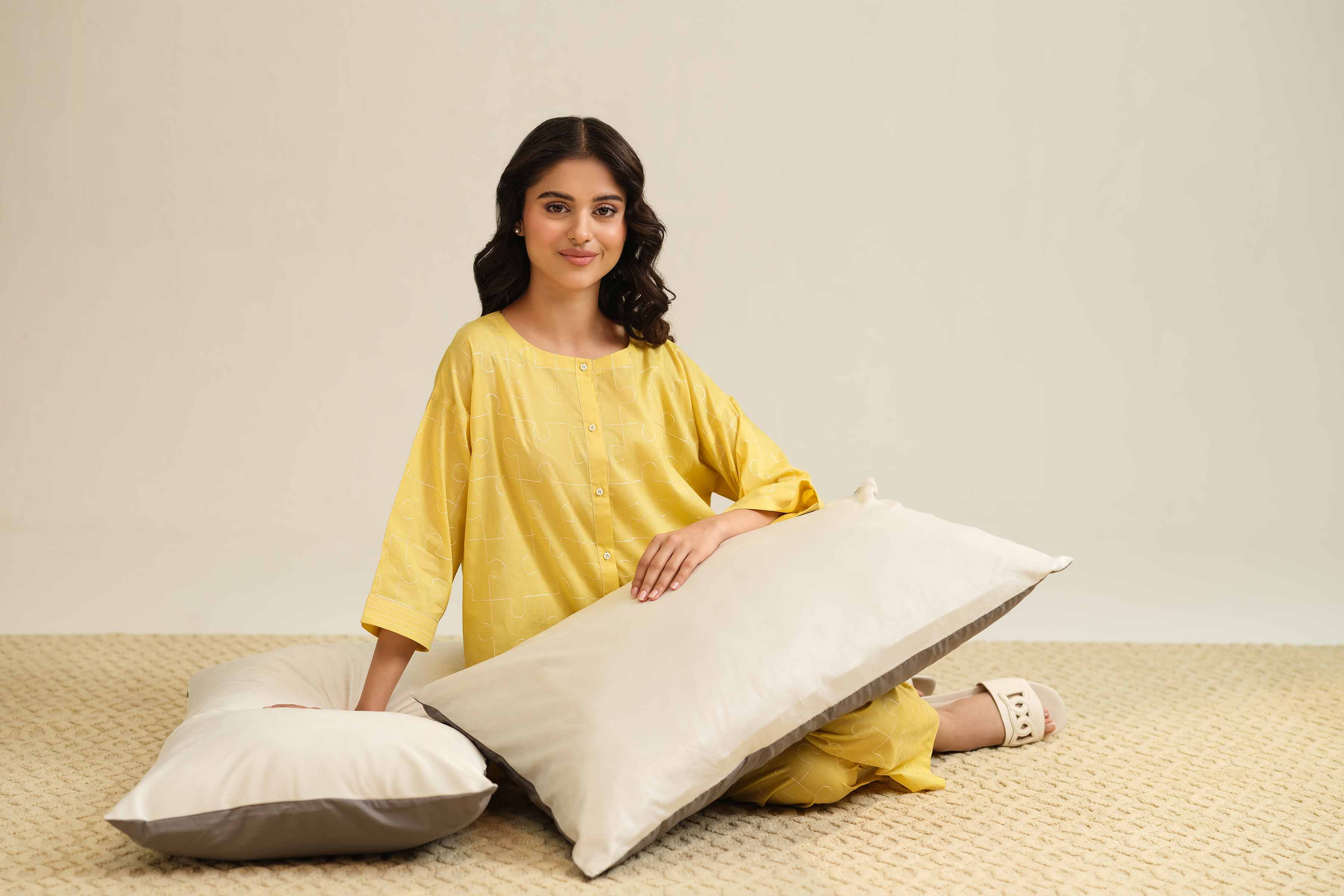 2 Piece - Embroidered Loungewear - KLS25-09 - Image 5