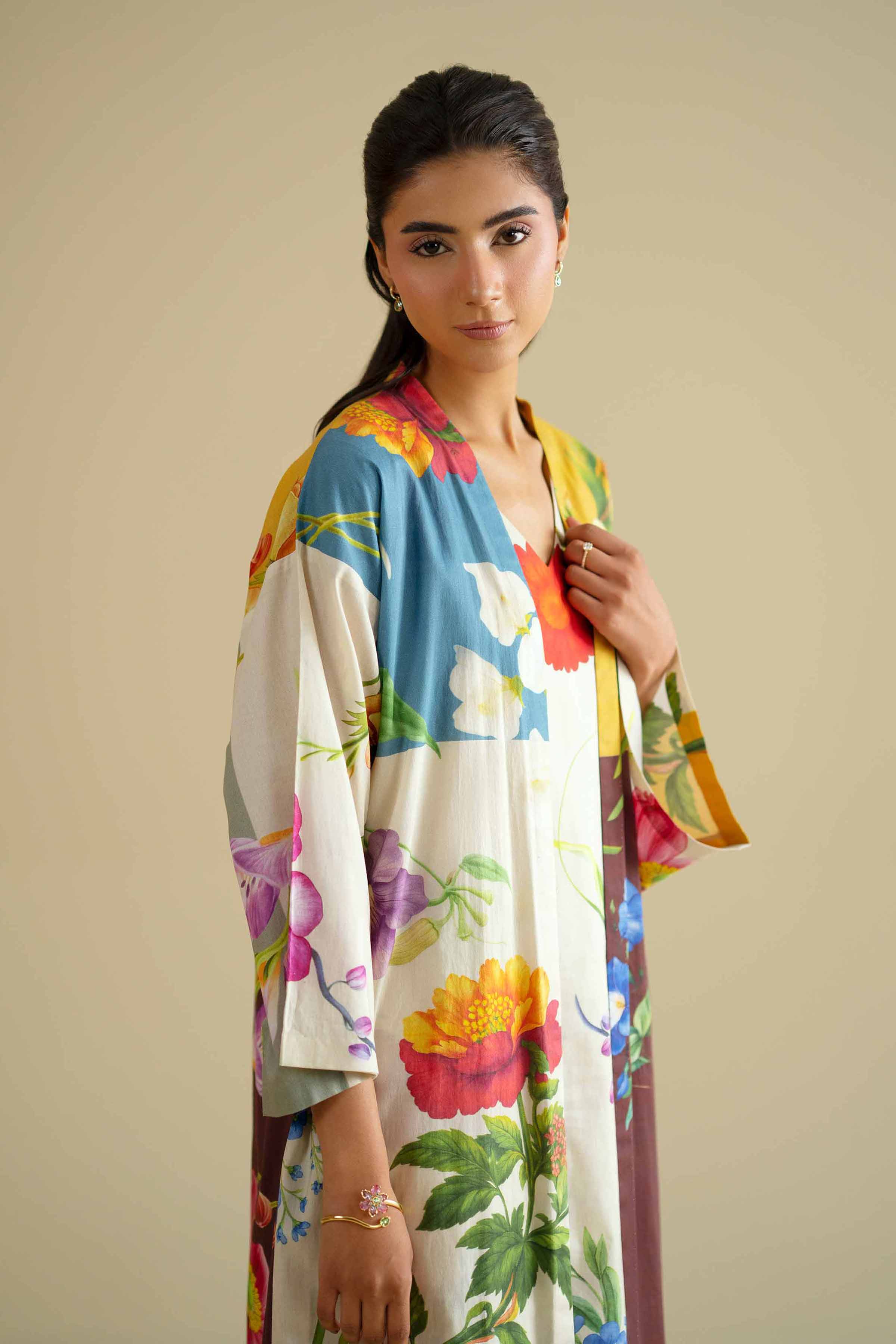 3 Piece - Printed Loungewear - KLS26-01 - Image 5