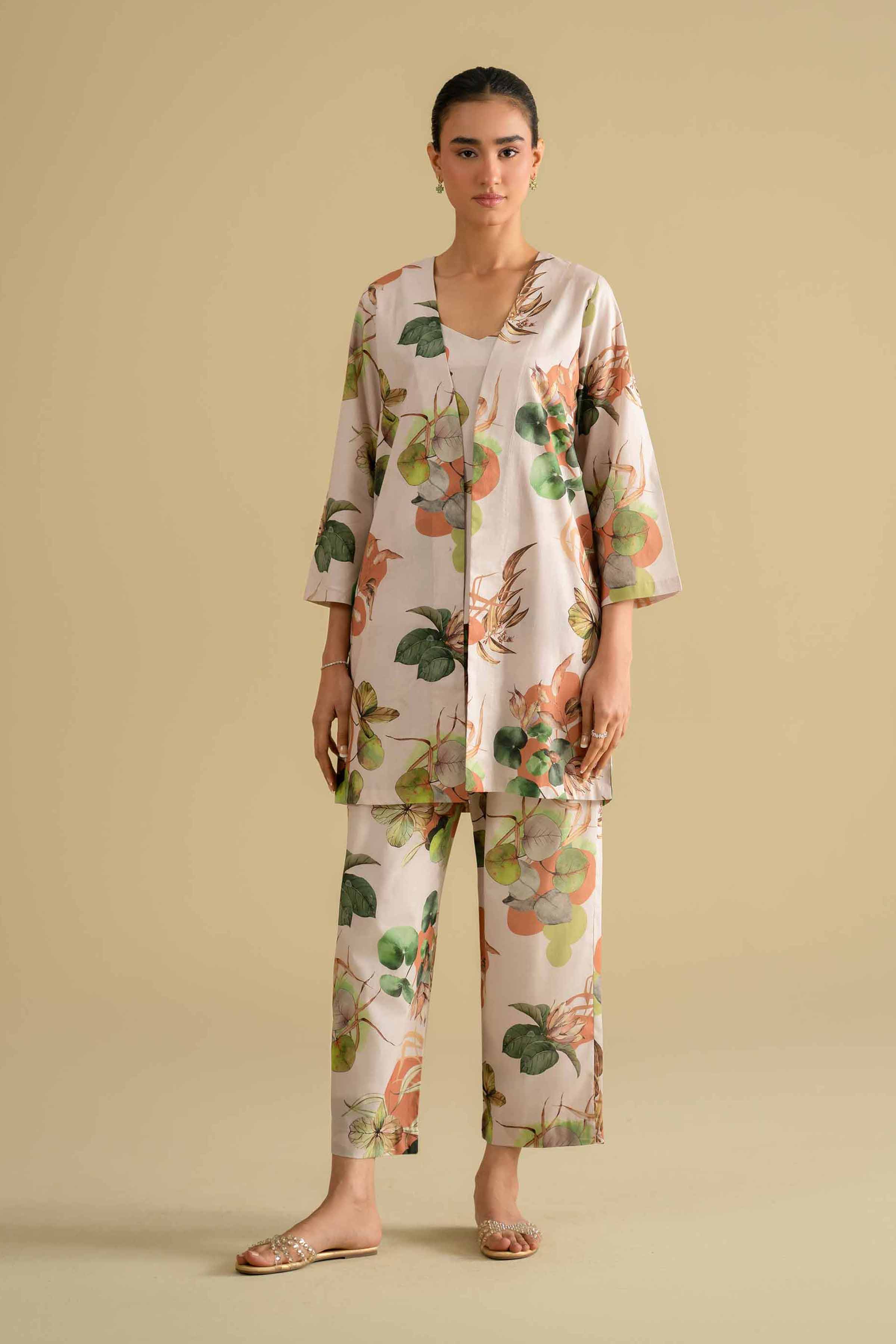 3 Piece - Printed Loungewear - KLS26-03