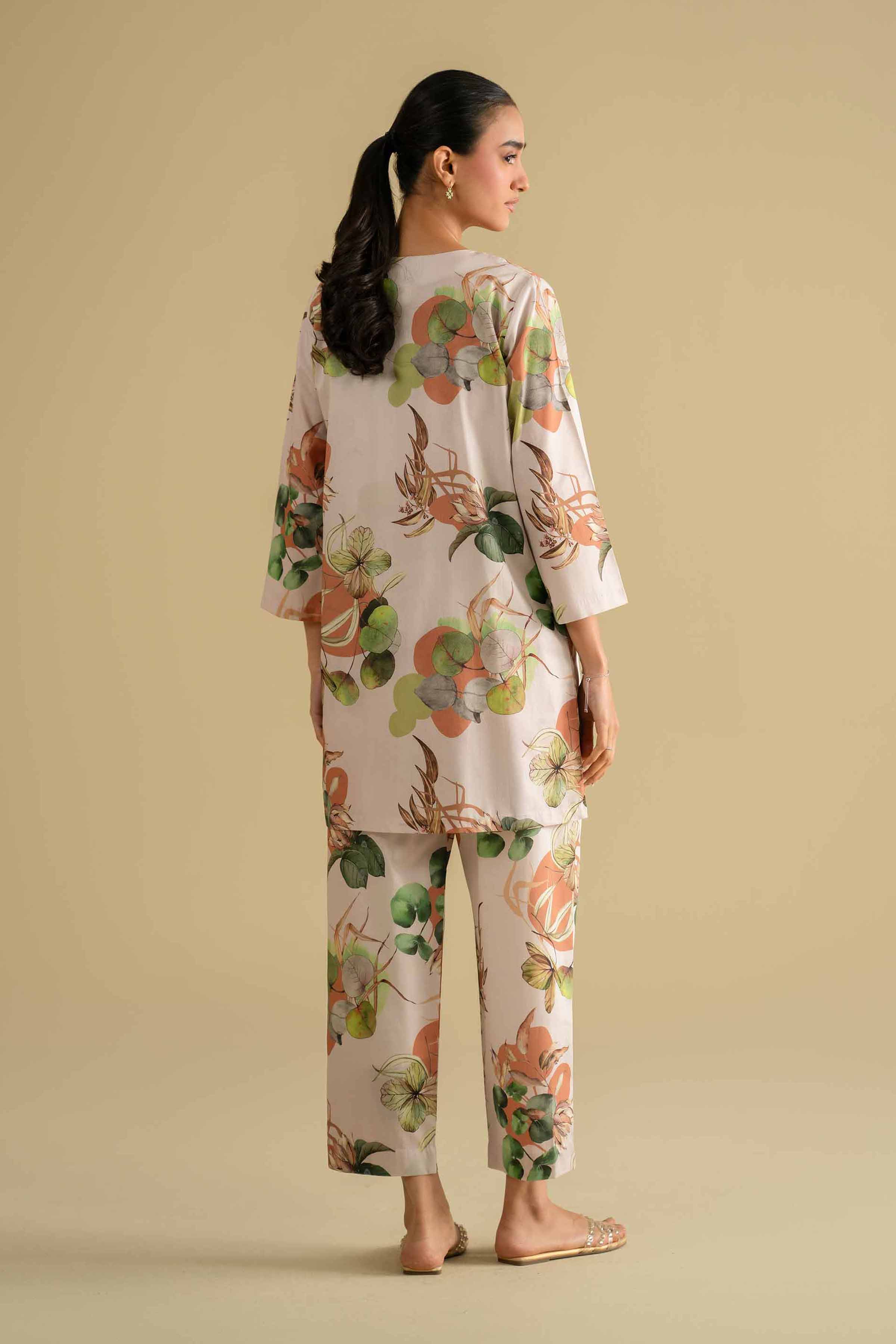 3 Piece - Printed Loungewear - KLS26-03 - Image 3