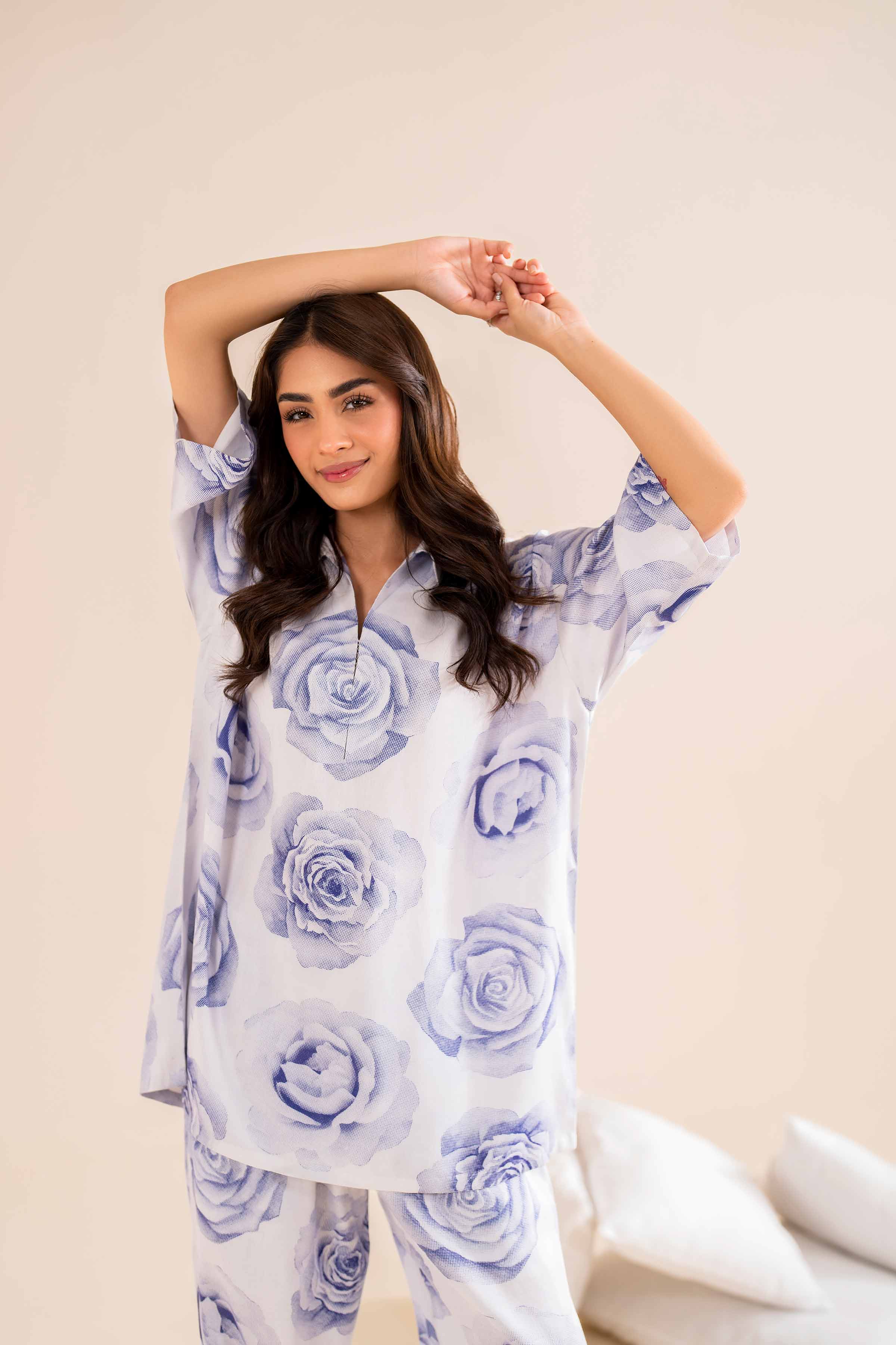 2 Piece - Printed Loungewear - KLW24-06 - Image 4