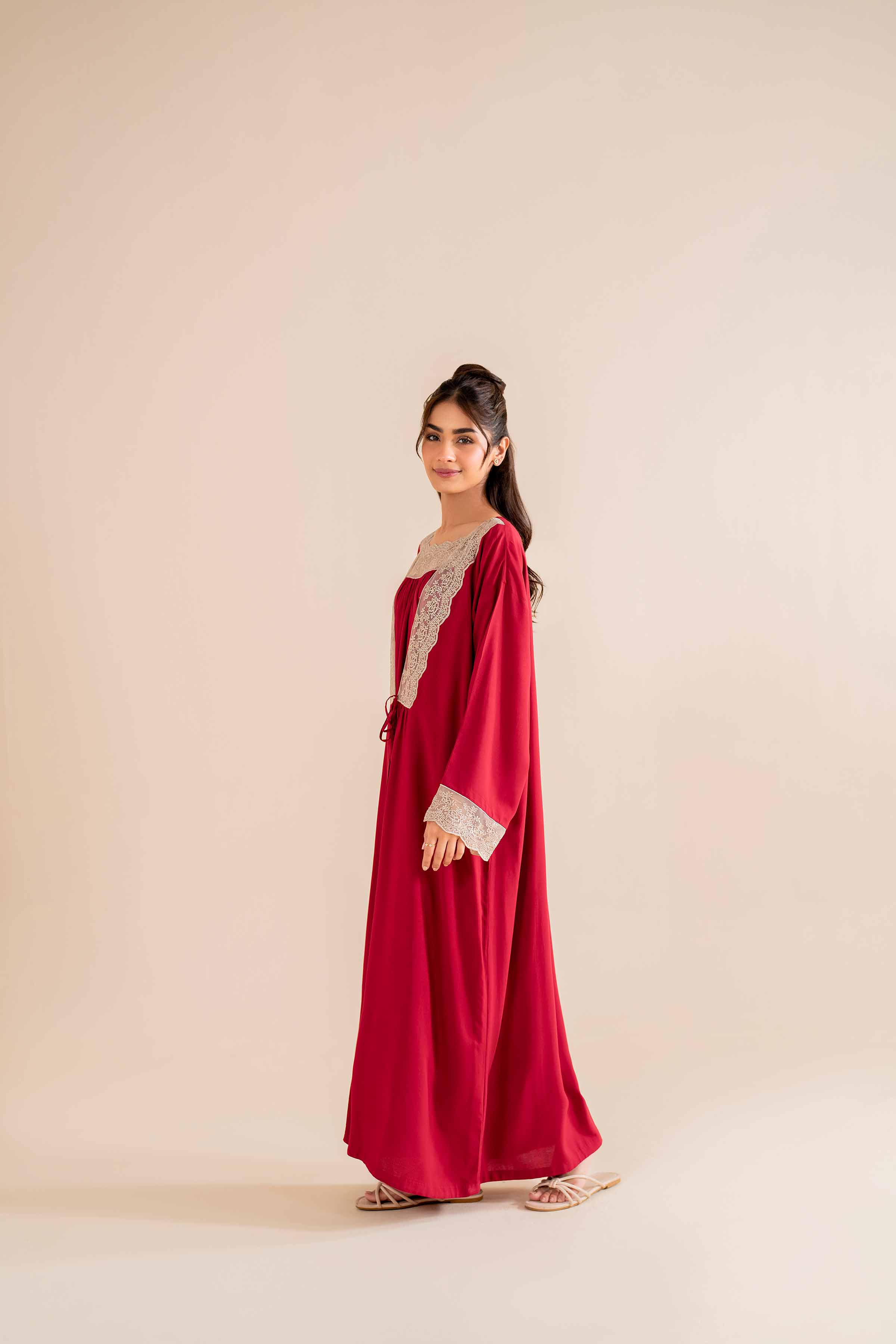2 Piece - Embroidered Loungewear - KLW24-07 - Image 4