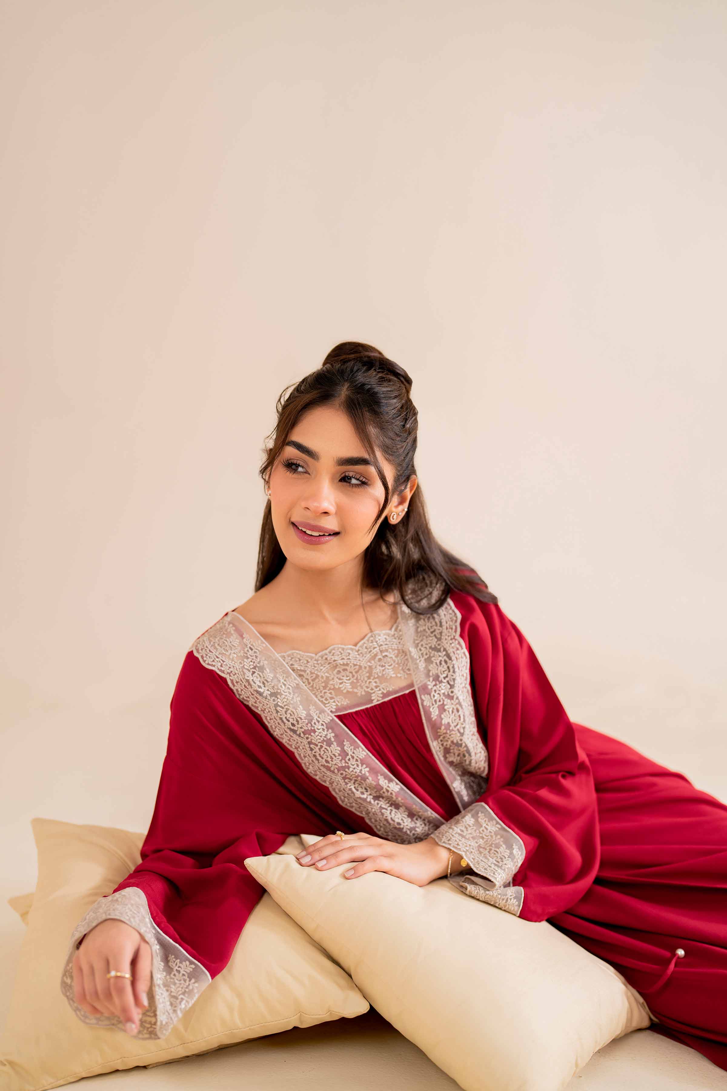 2 Piece - Embroidered Loungewear - KLW24-07 - Image 6