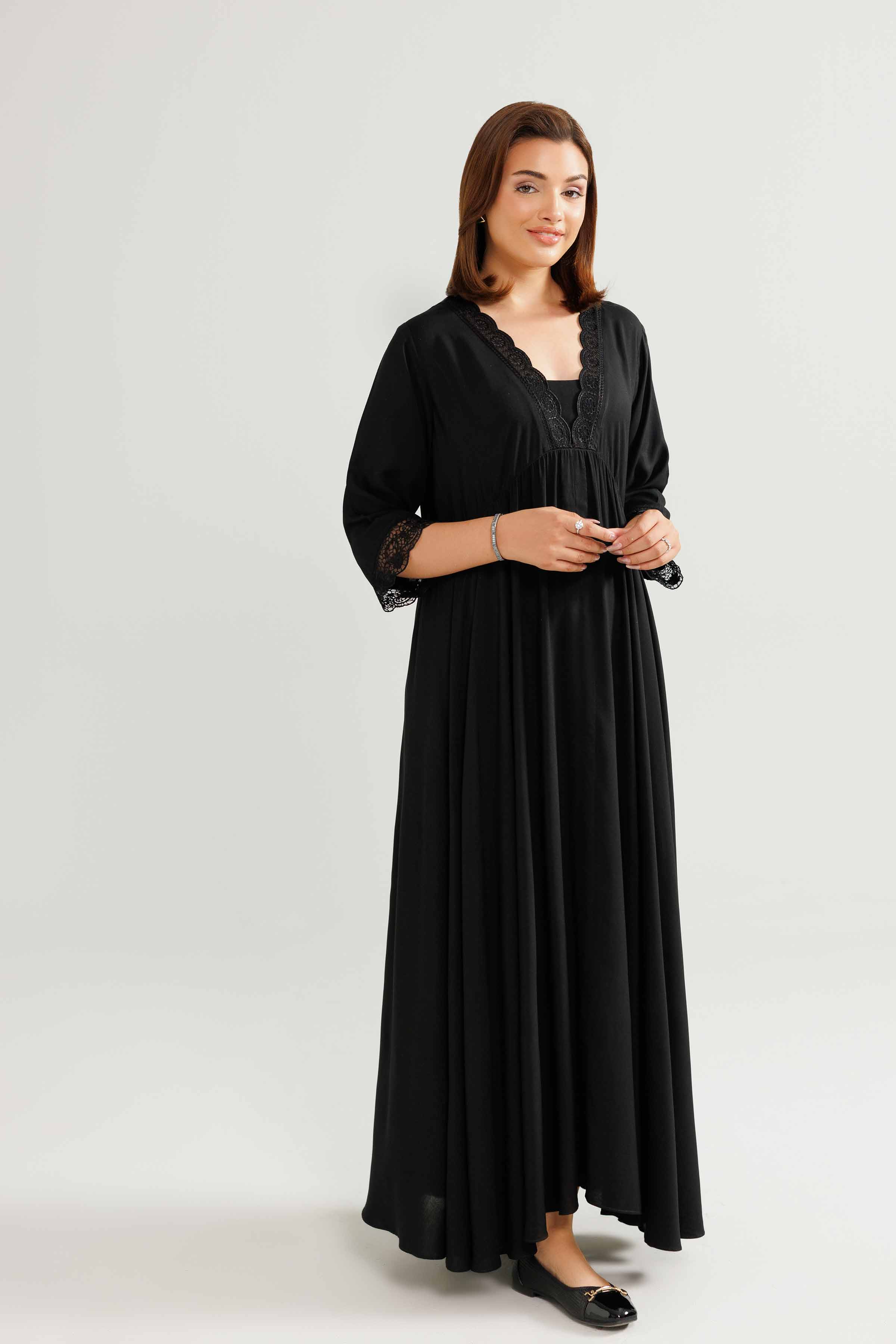 Embroidered Gown Loungewear - KLW25-05 - Image 6