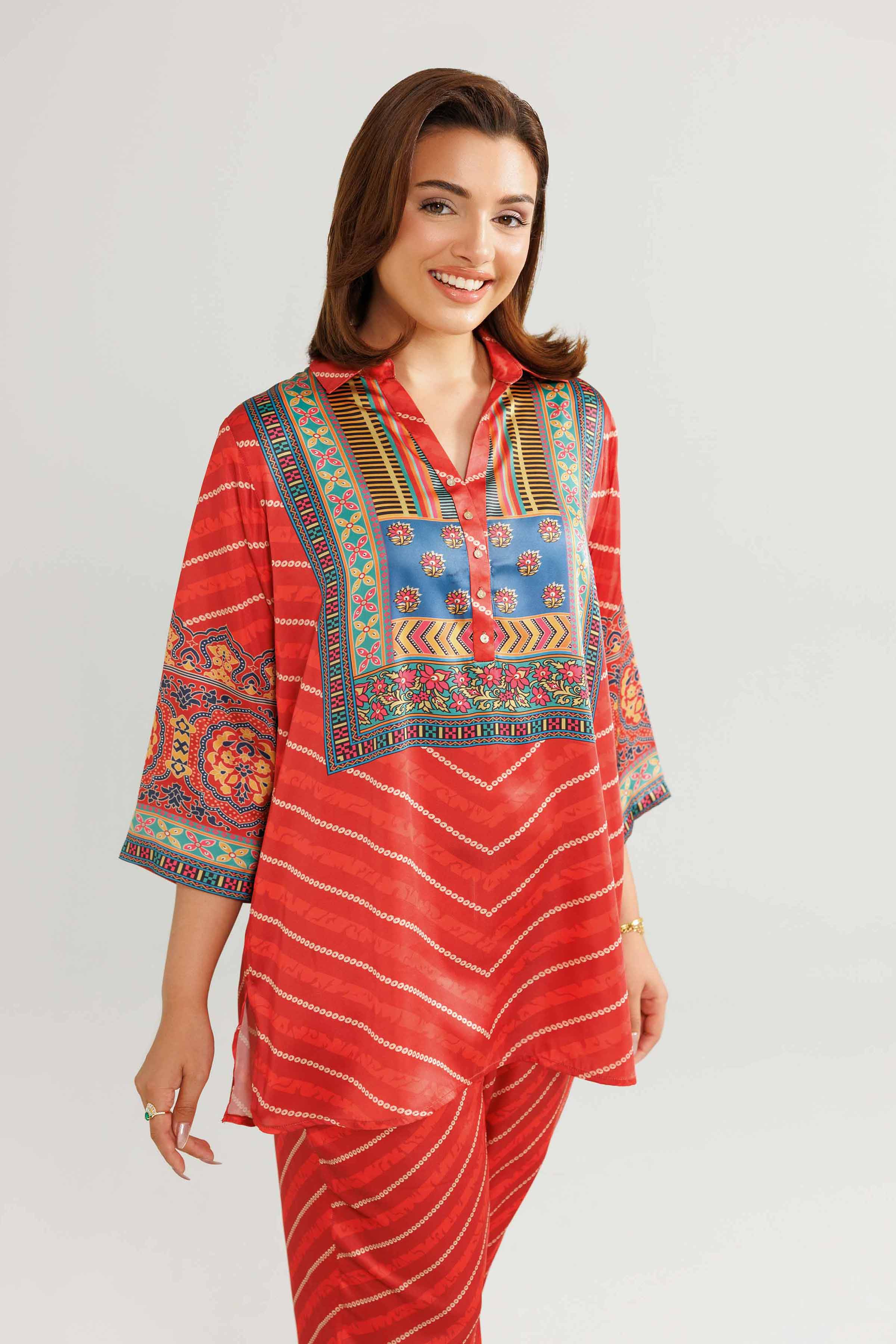 2 Piece - Printed Loungewear - KLW25-08 - Image 2