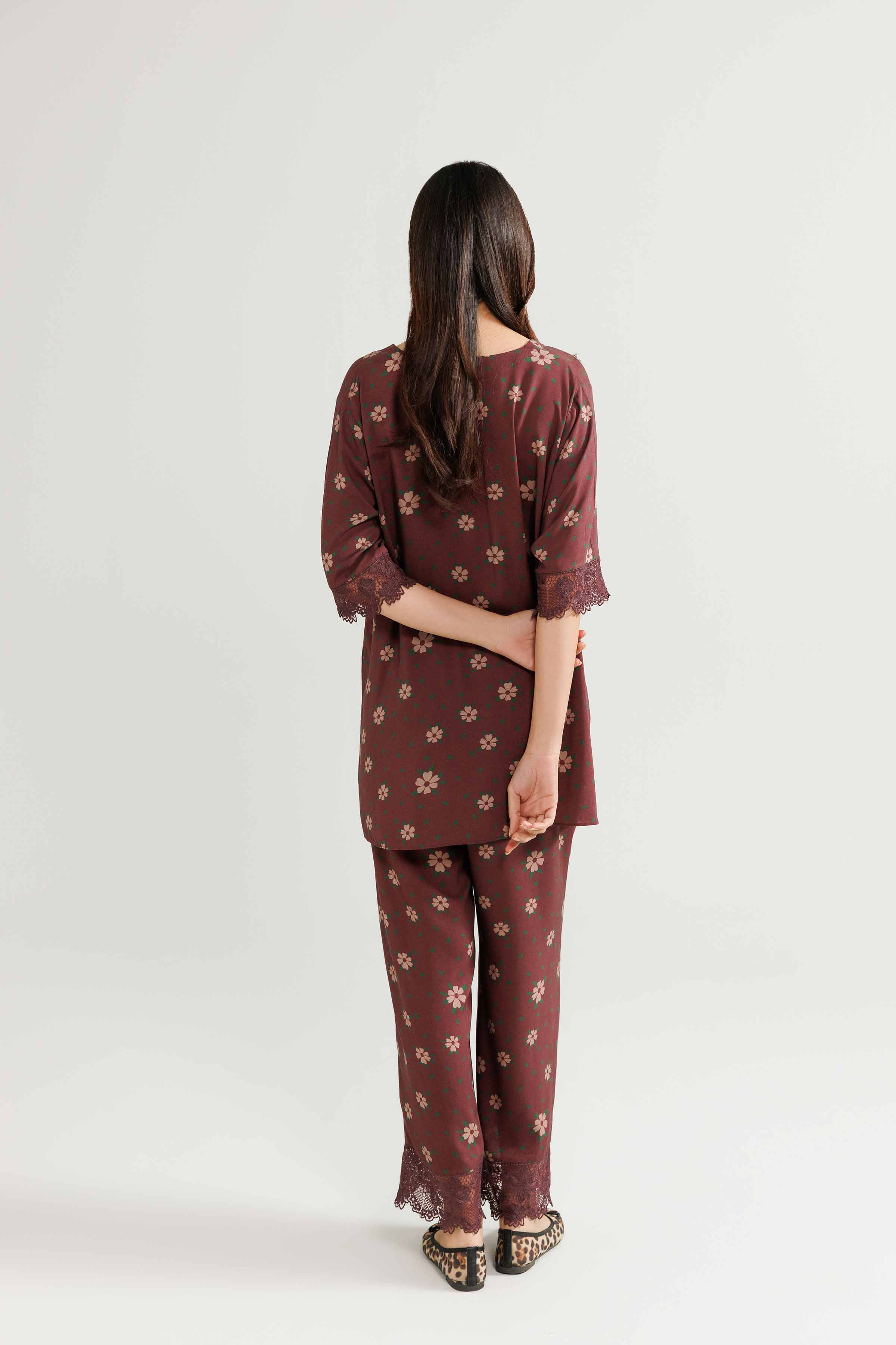 2 Piece - Embroidered Suit - KLW25-09 - Image 4