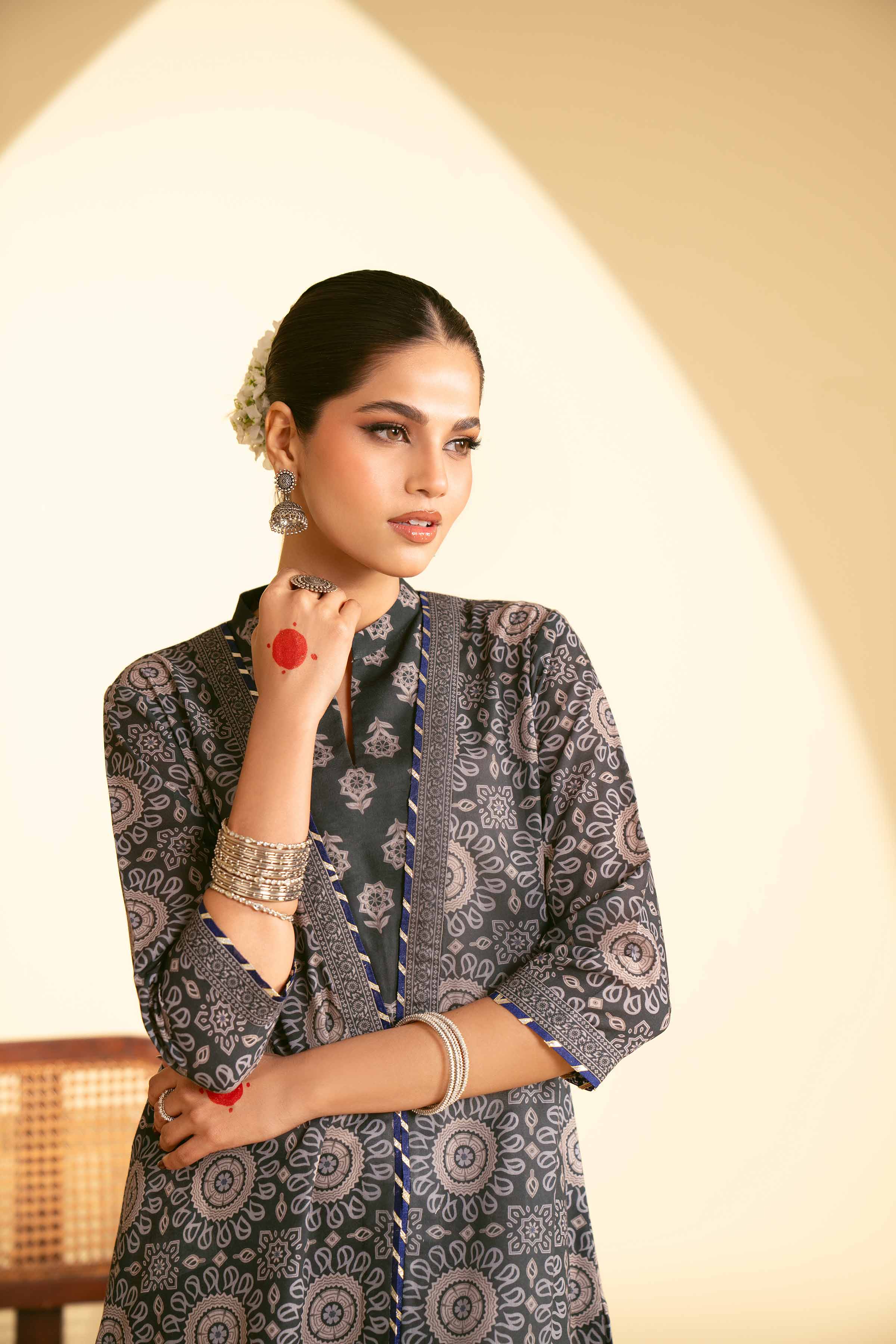 2 Piece - Printed Suit - KPE25-02 - Image 4