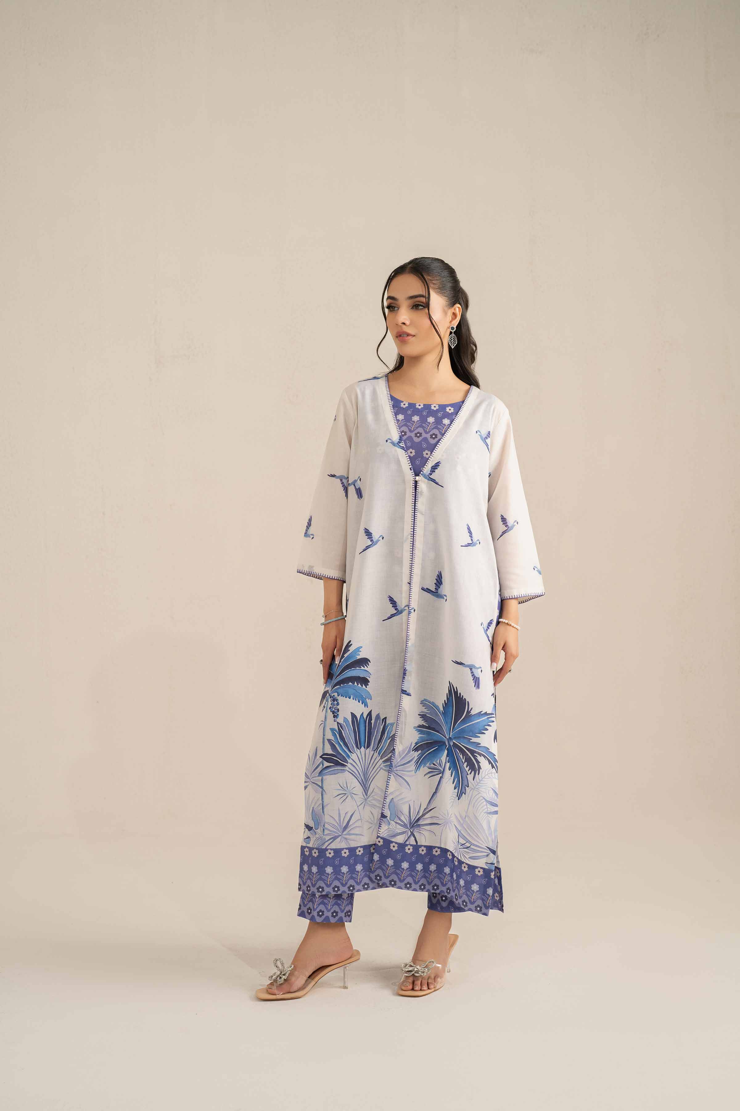 3 Piece - Printed Suit - KPS25-05 - Image 5