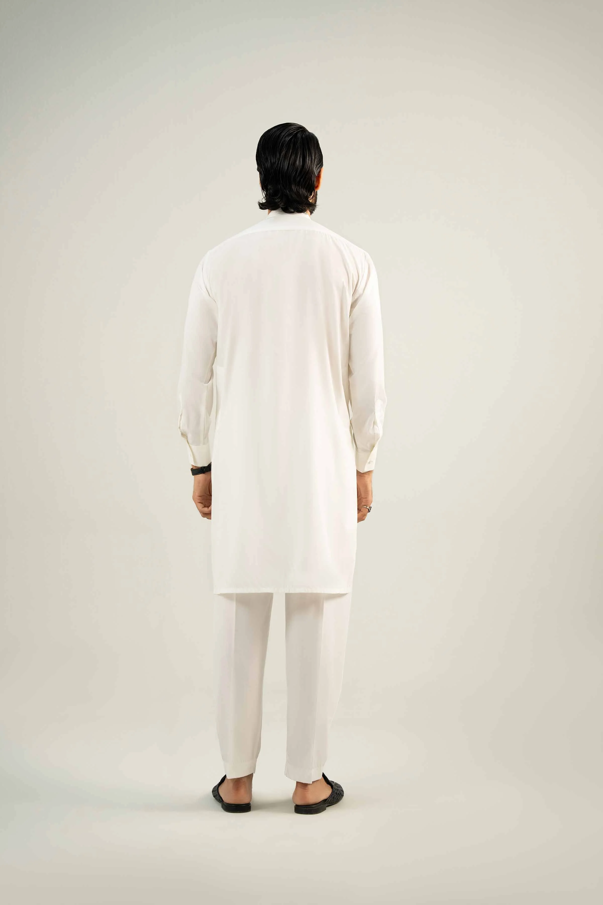 2 Piece - Embroidered Suit - NMST-SM25-2 - Image 4