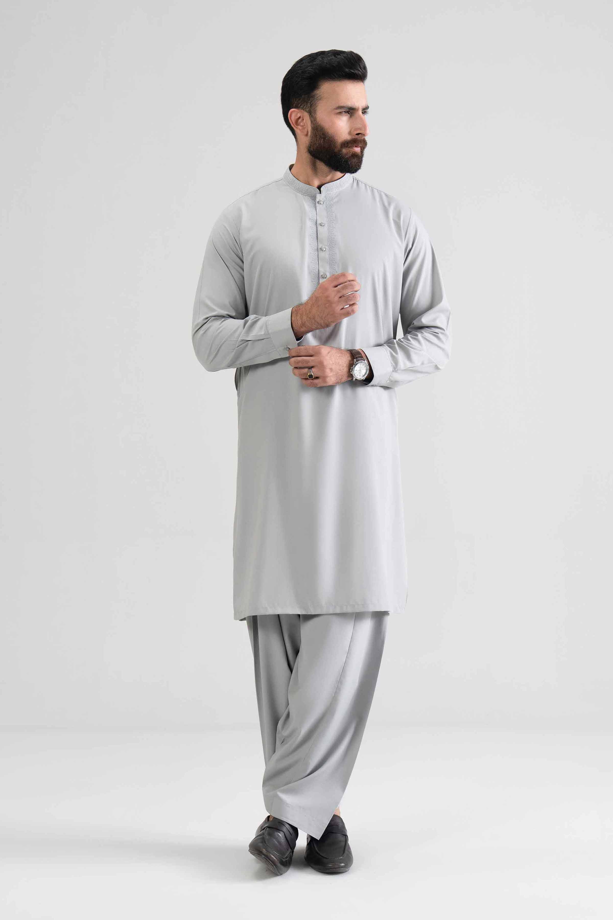 2 Piece - Embroidered Suit - NQ26-001 - Image 2