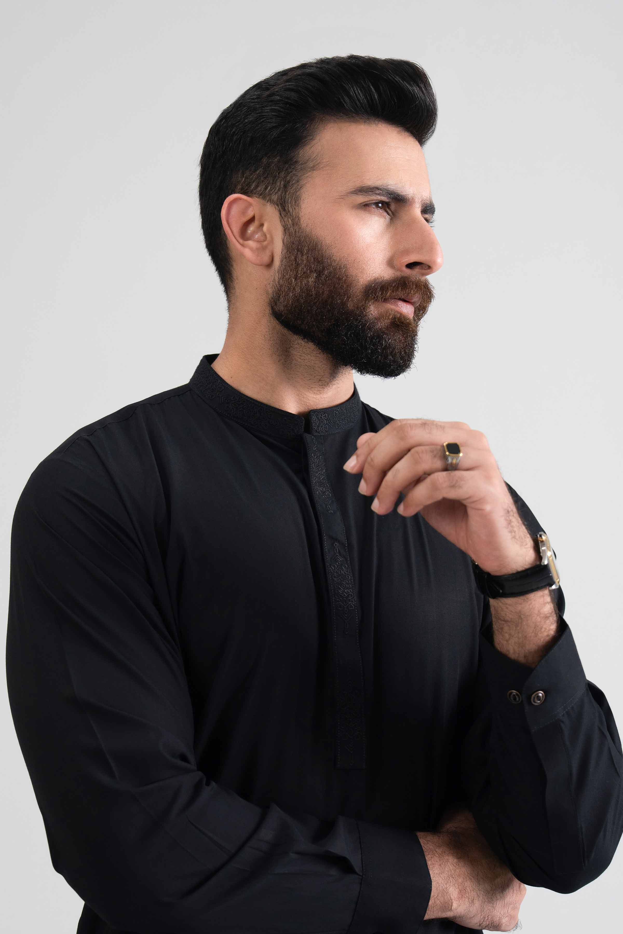 2 Piece - Embroidered Suit - NQ26-002 - Image 2