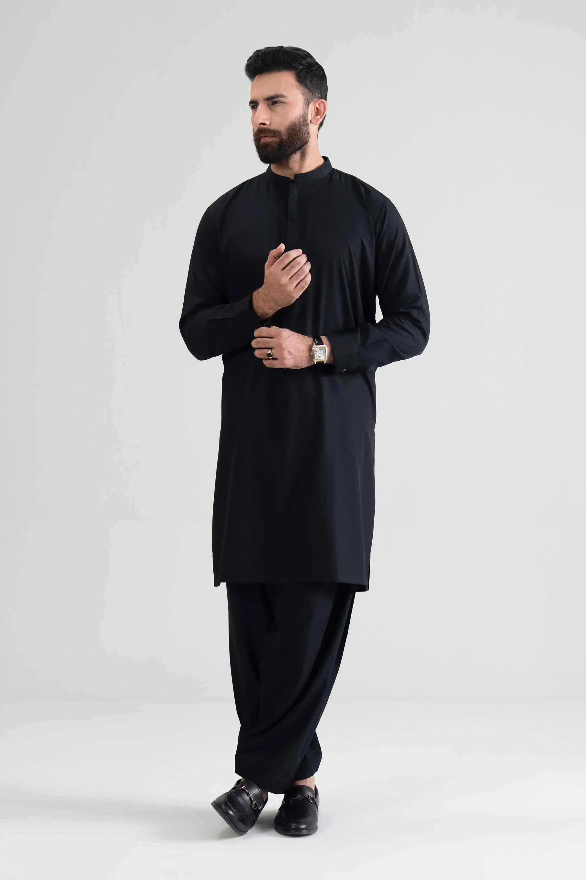 2 Piece - Embroidered Suit - NQ26-002 - Image 4