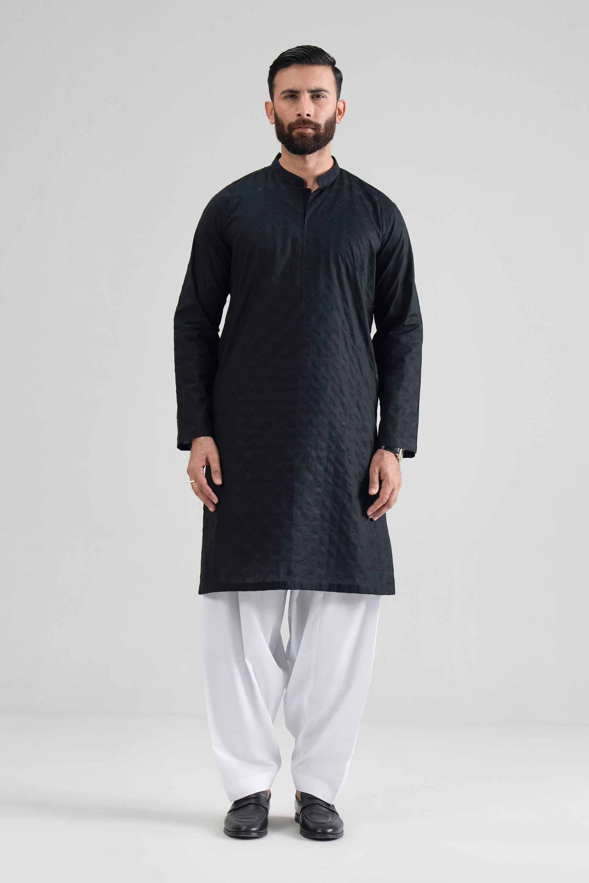 Embroidered Kurta- NQ26-007 - Image 5