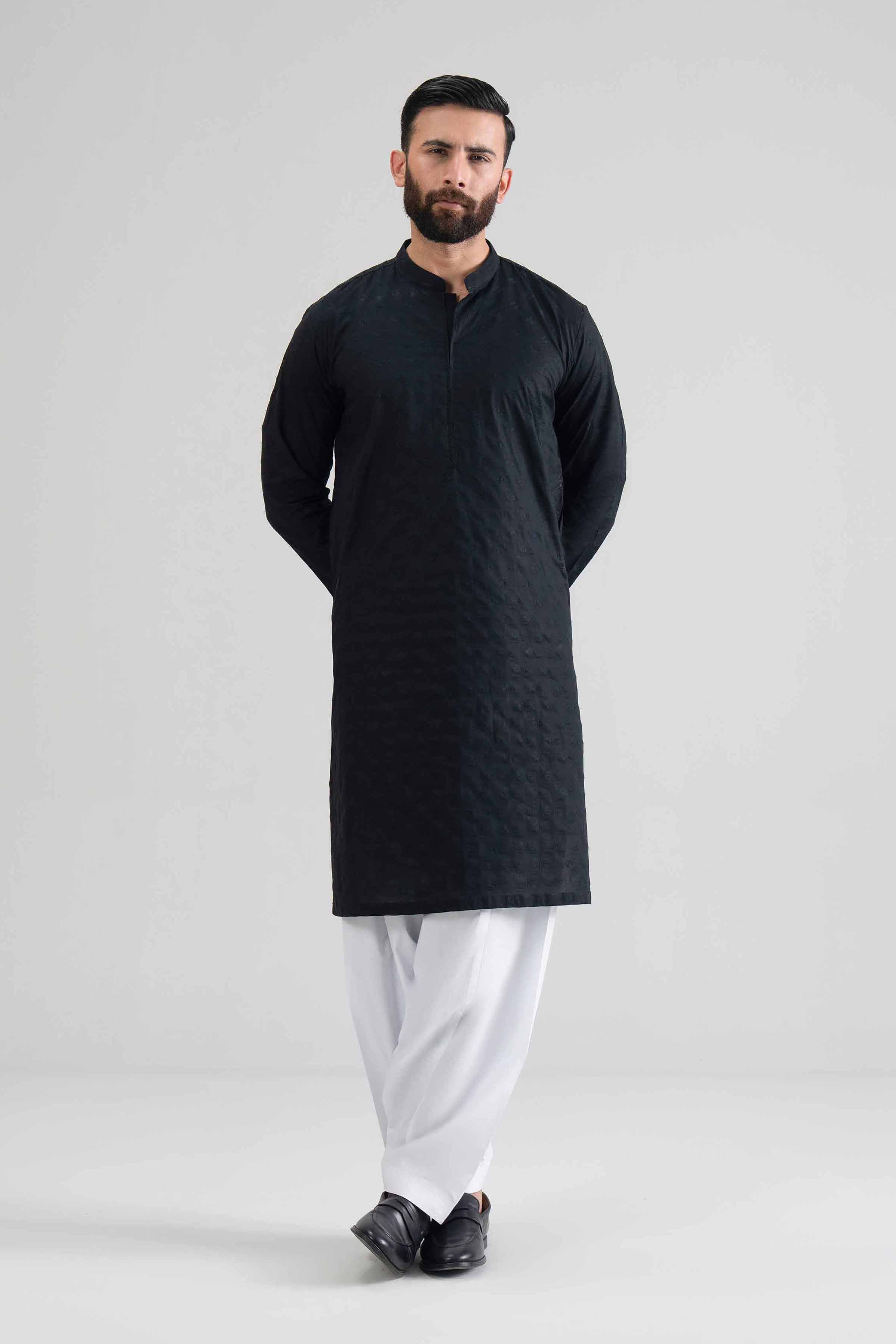 Embroidered Kurta- NQ26-007 - Image 6
