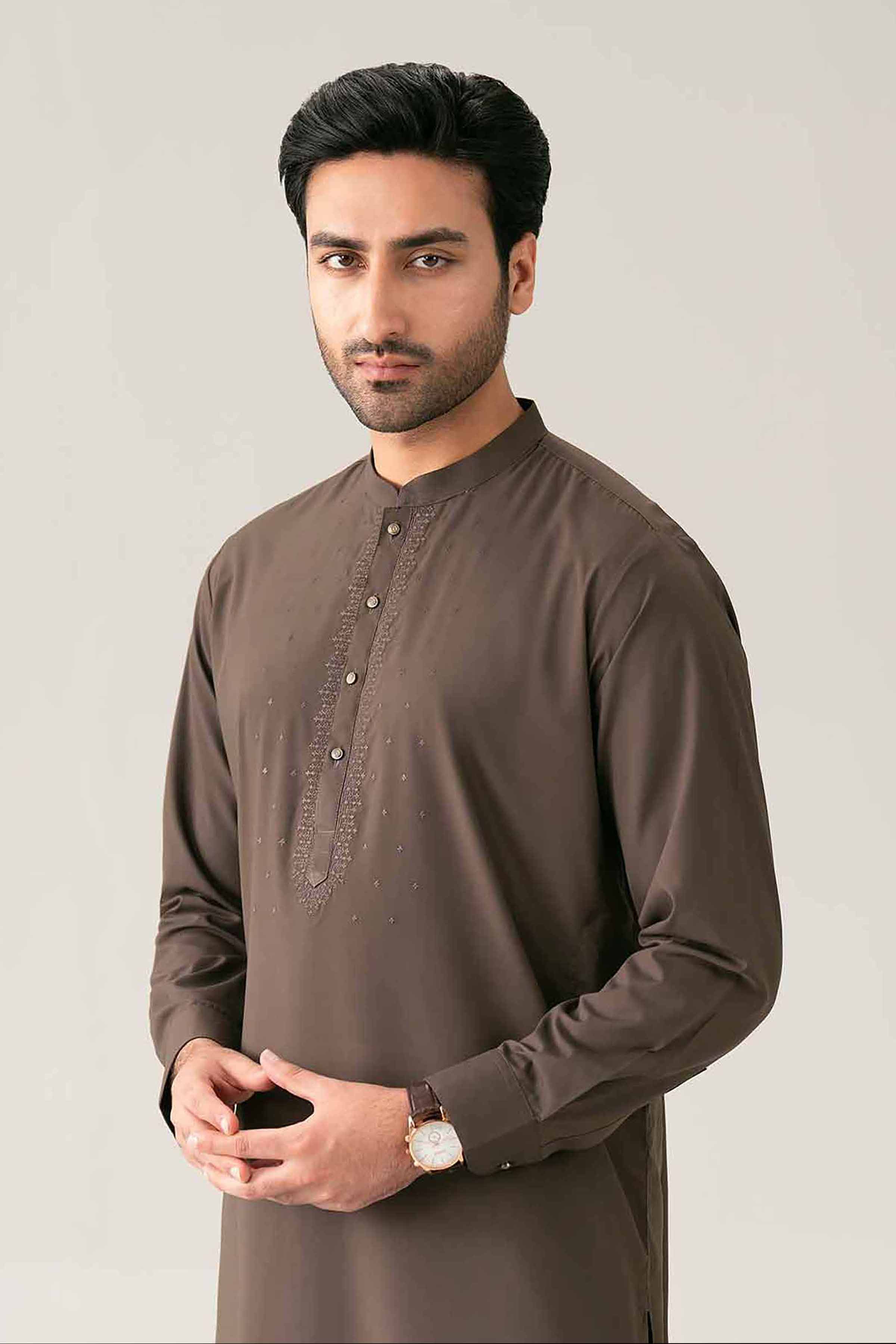 2 Piece - Embroidered Suit - NQ26-014 - Image 6
