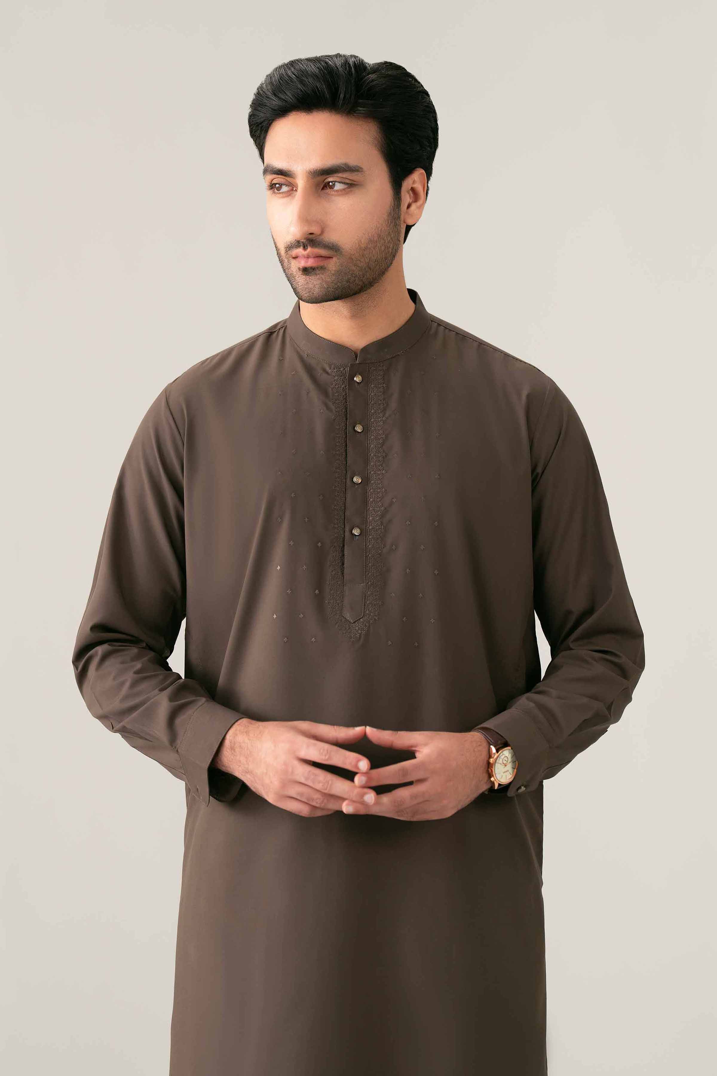 2 Piece - Embroidered Suit - NQ26-014 - Image 7