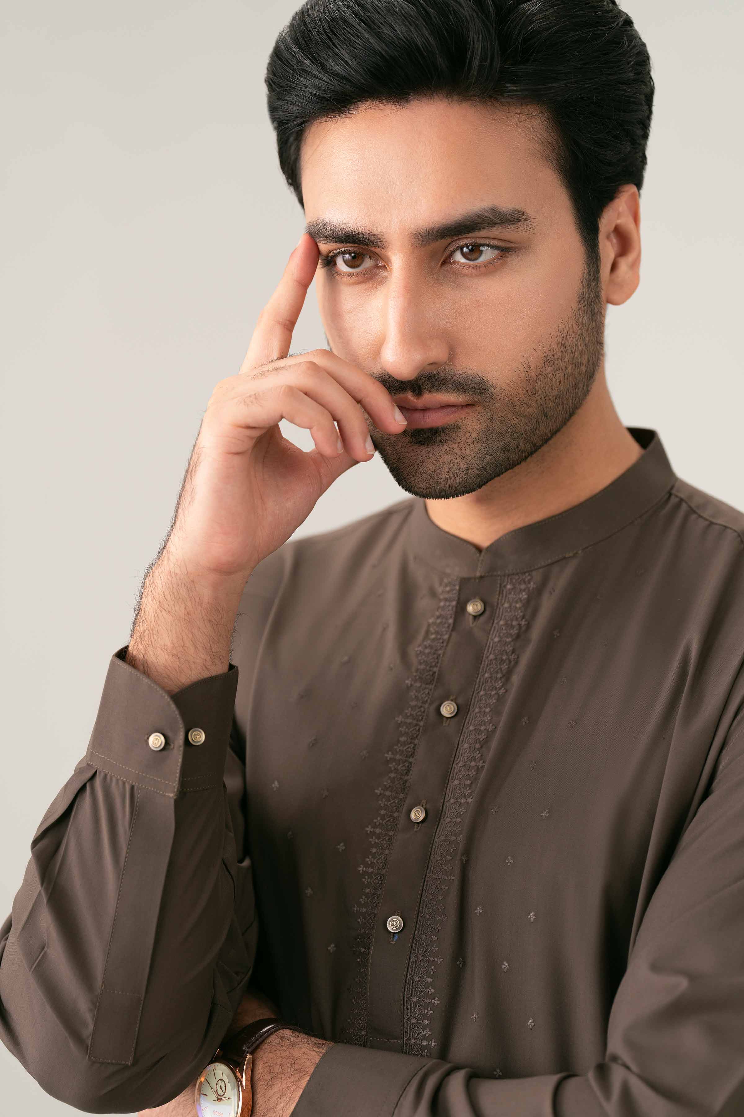 2 Piece - Embroidered Suit - NQ26-014 - Image 9