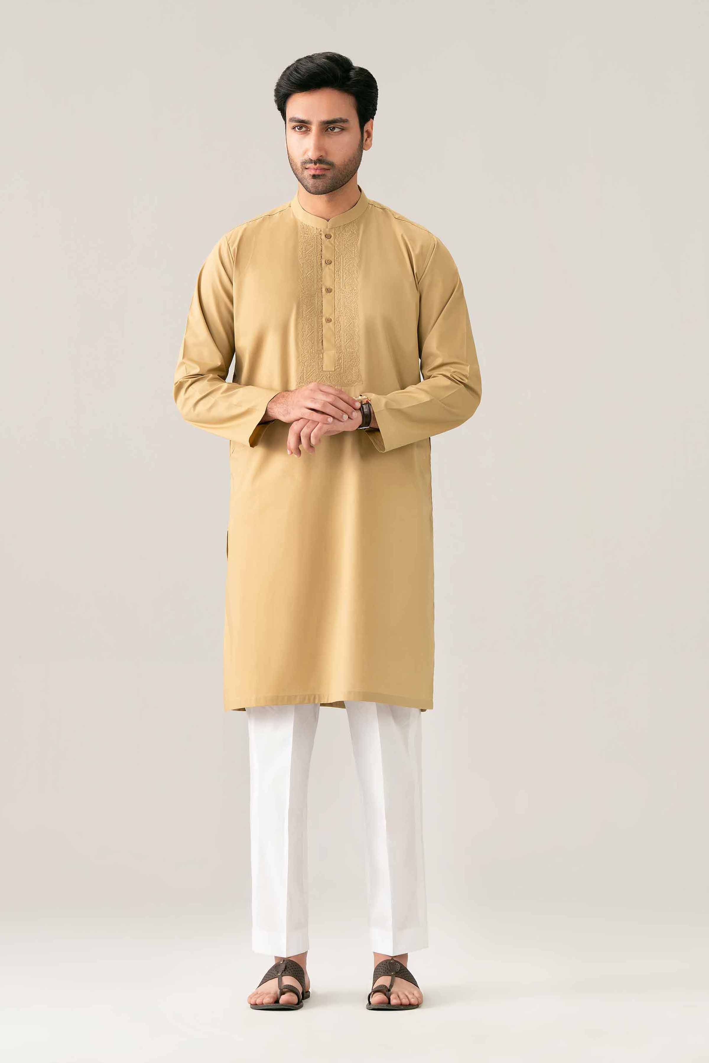Embroidered Kurta - NQ26-021 - Image 3