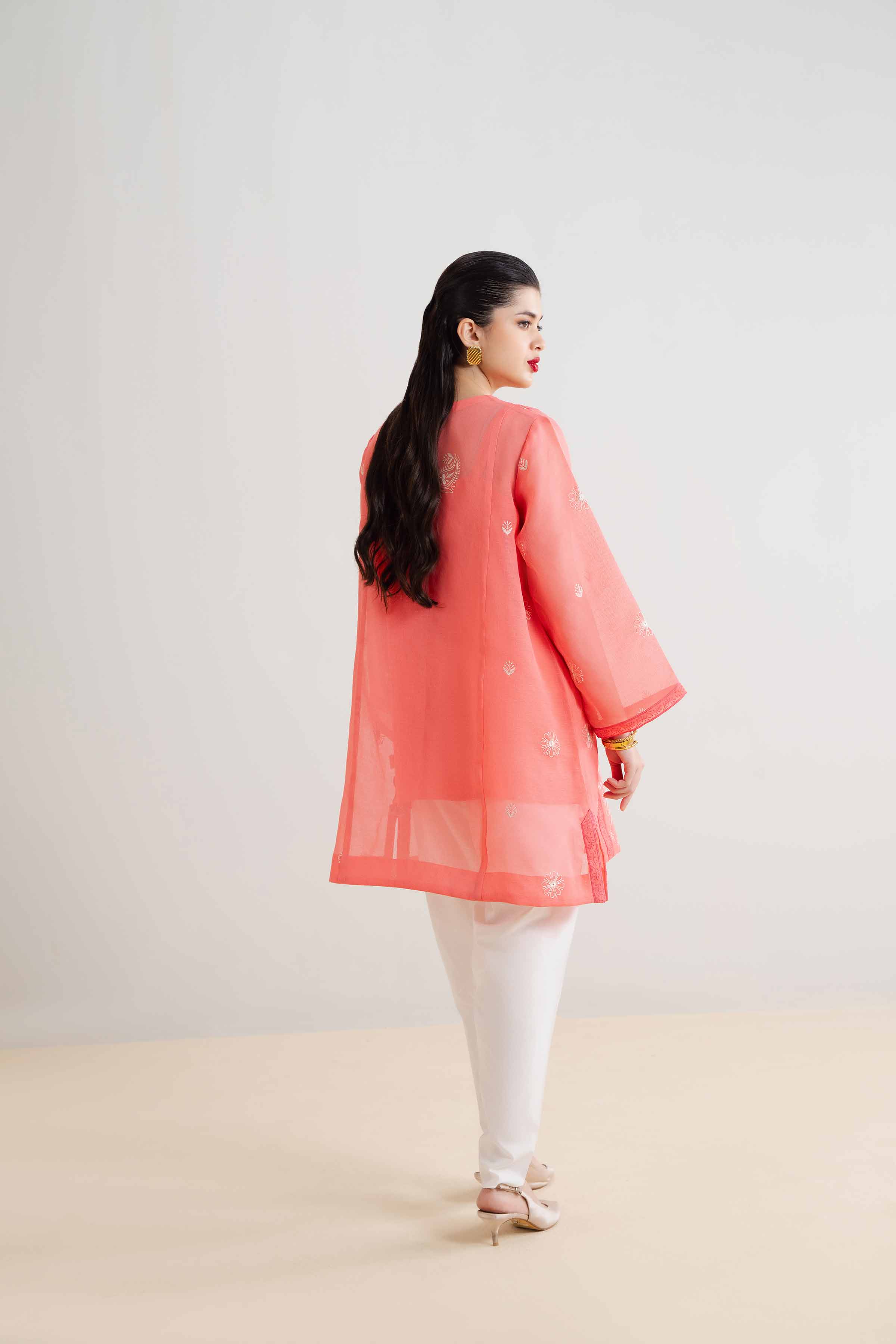 2 Piece - Embroidered Suit - PCS25-03 - Image 3