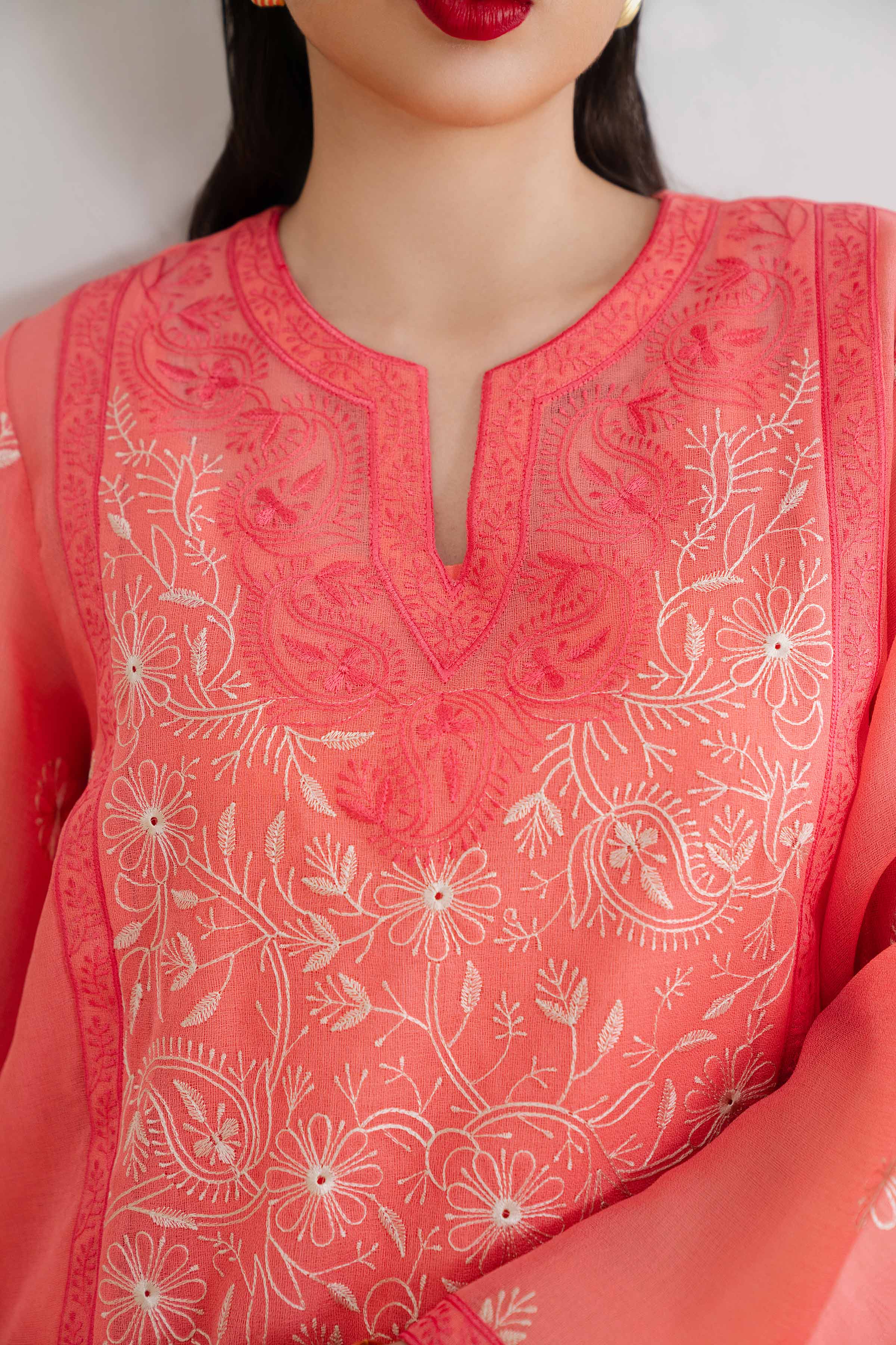 2 Piece - Embroidered Suit - PCS25-03 - Image 6