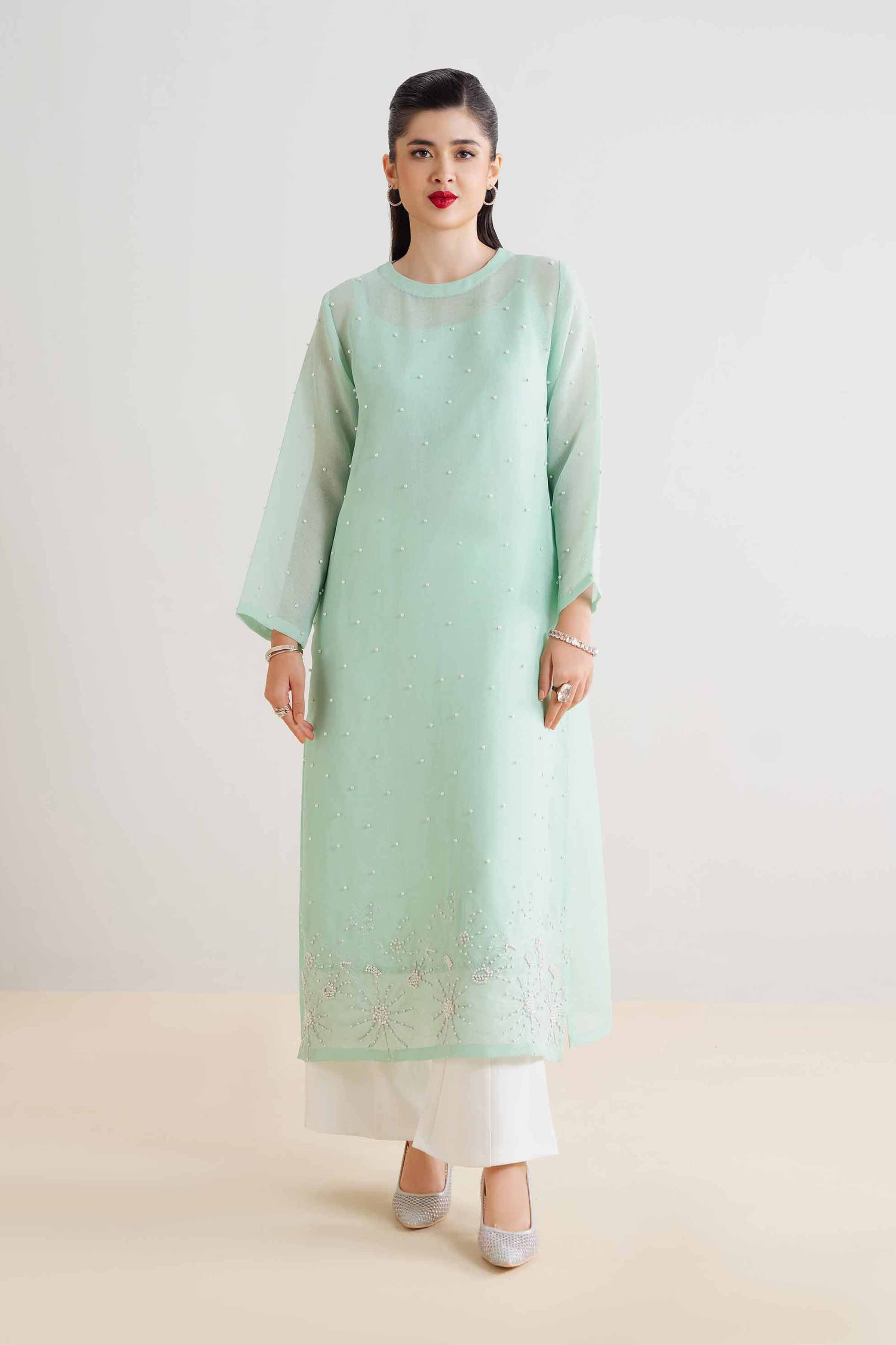 2 Piece - Embroidered Suit - PCS25-08 - Image 2