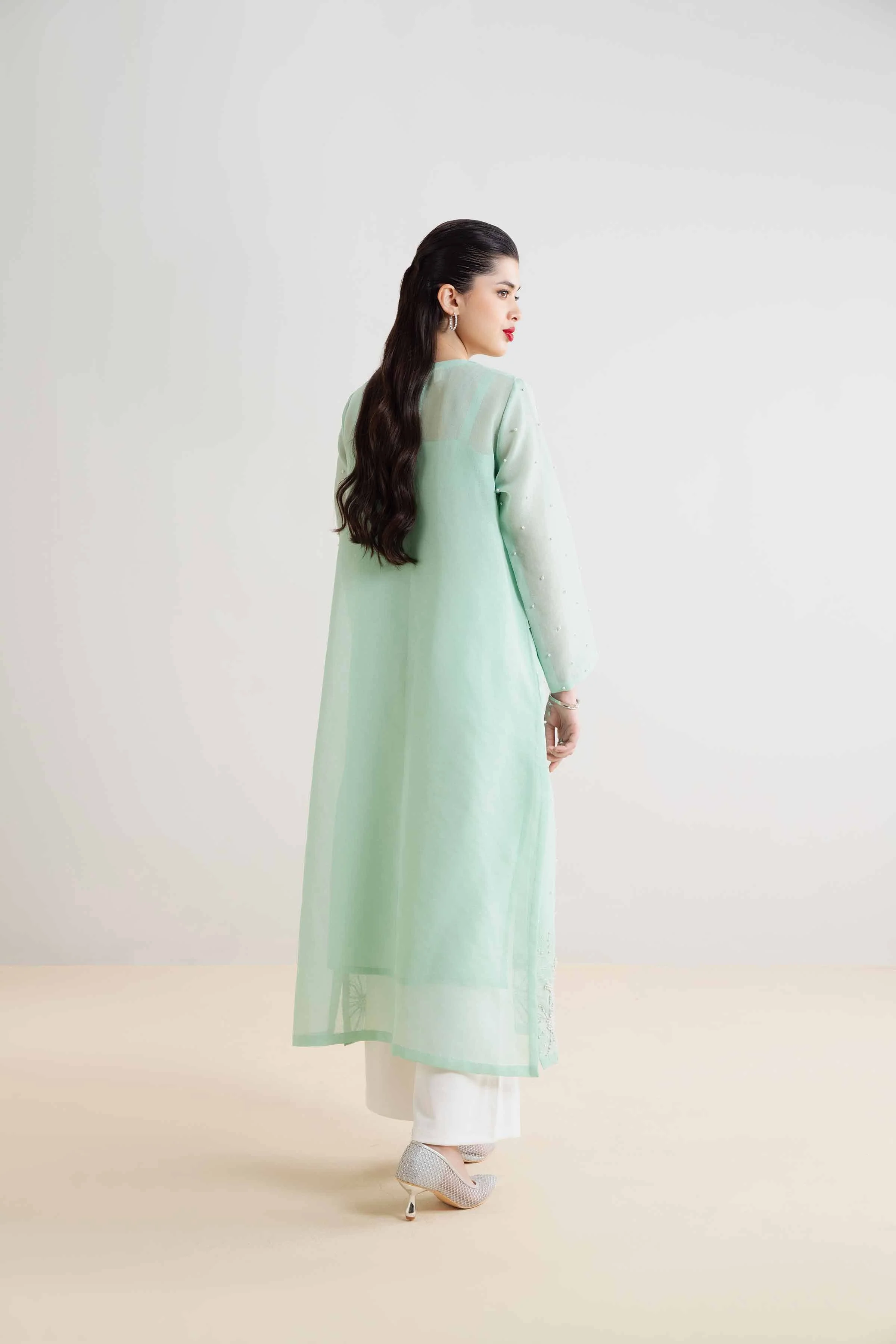 2 Piece - Embroidered Suit - PCS25-08 - Image 3
