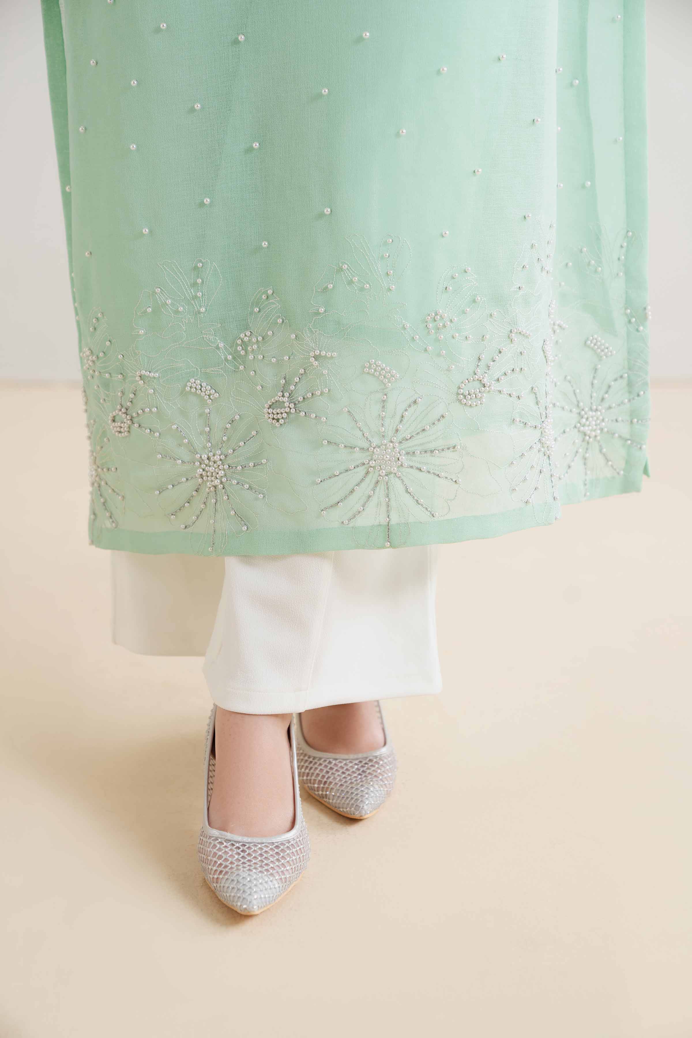 2 Piece - Embroidered Suit - PCS25-08 - Image 6