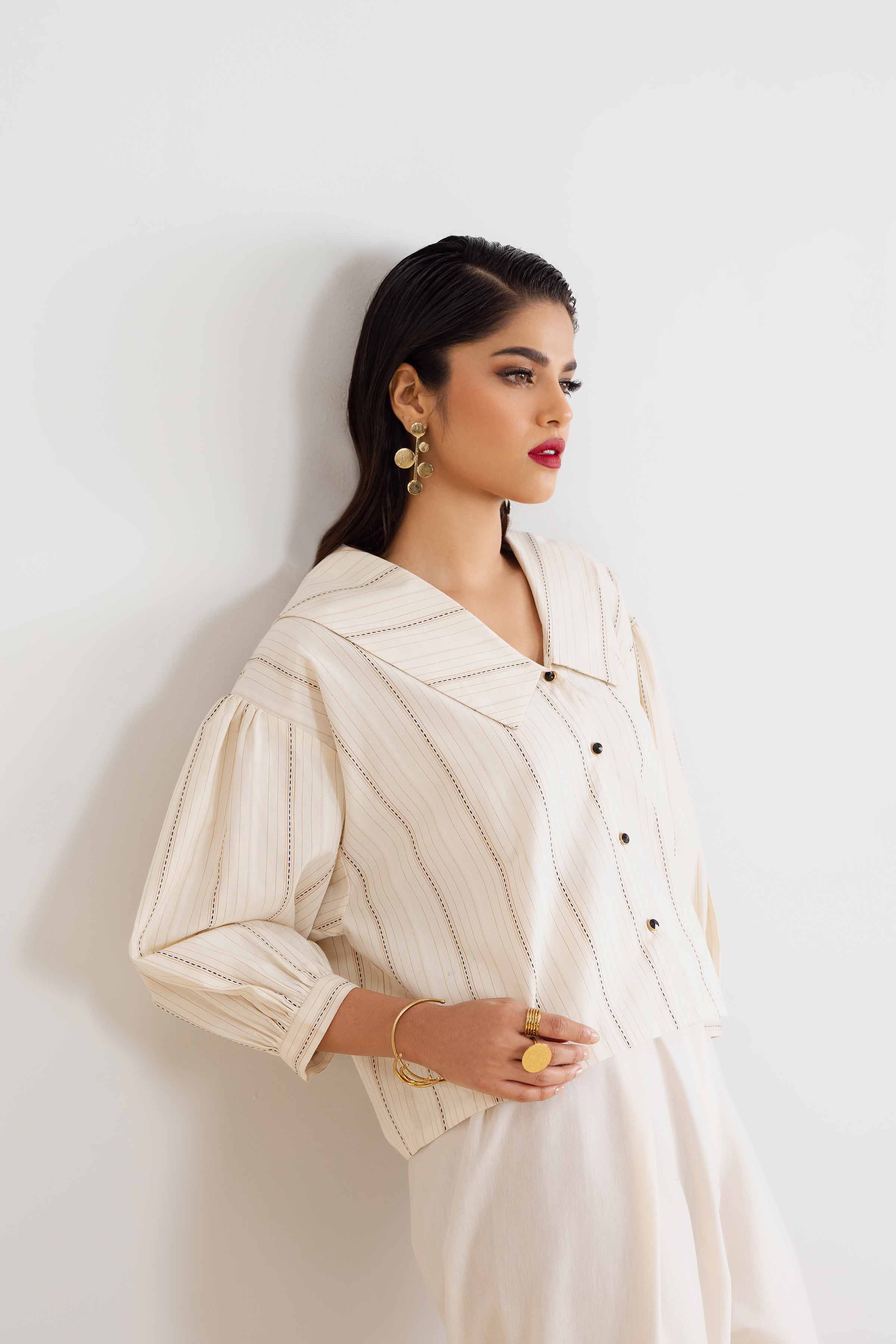 2 Piece - Embroidered Suit - PCS25-12 - Image 6