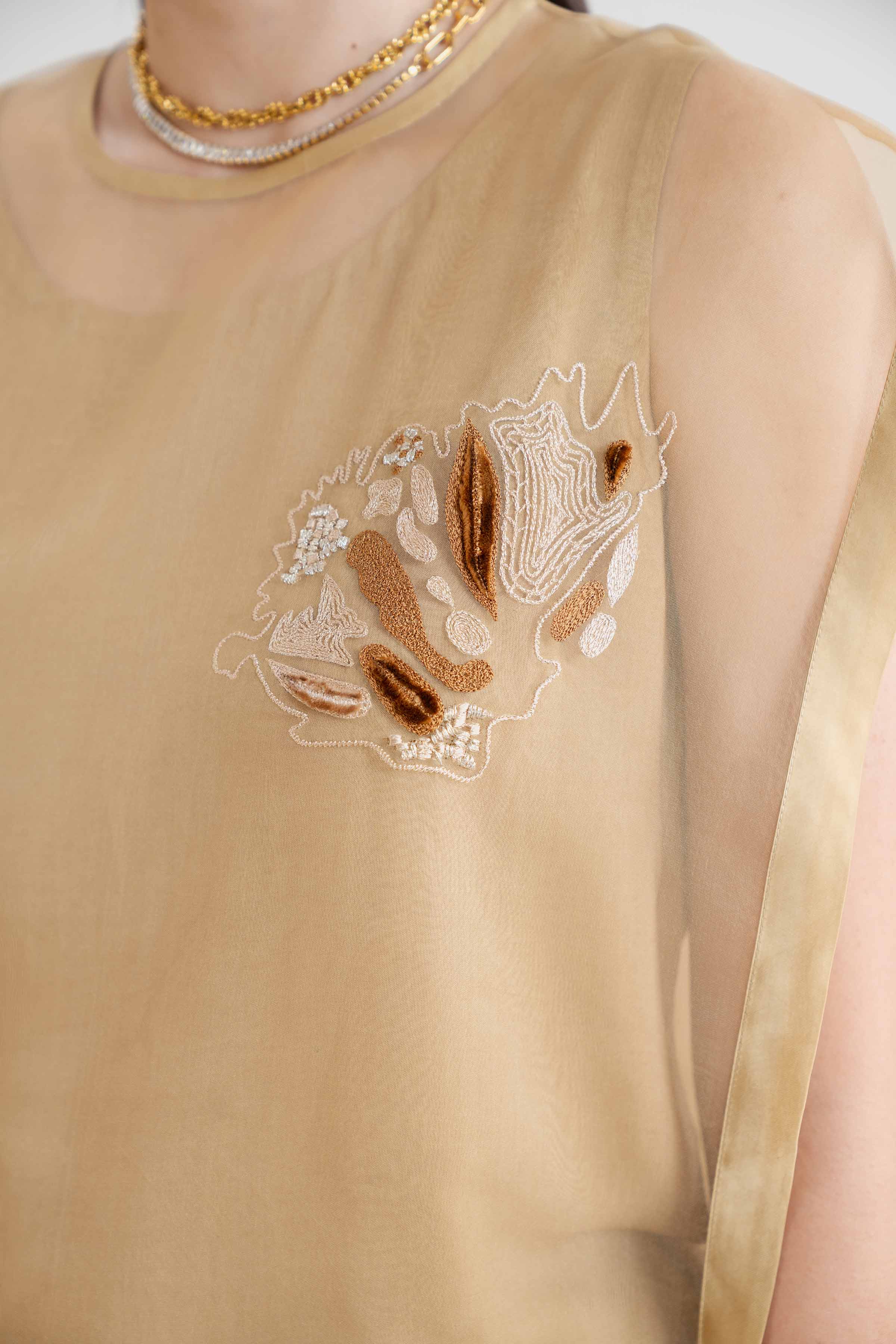 2 Piece - Embroidered Suit - PCS25-16 - Image 6