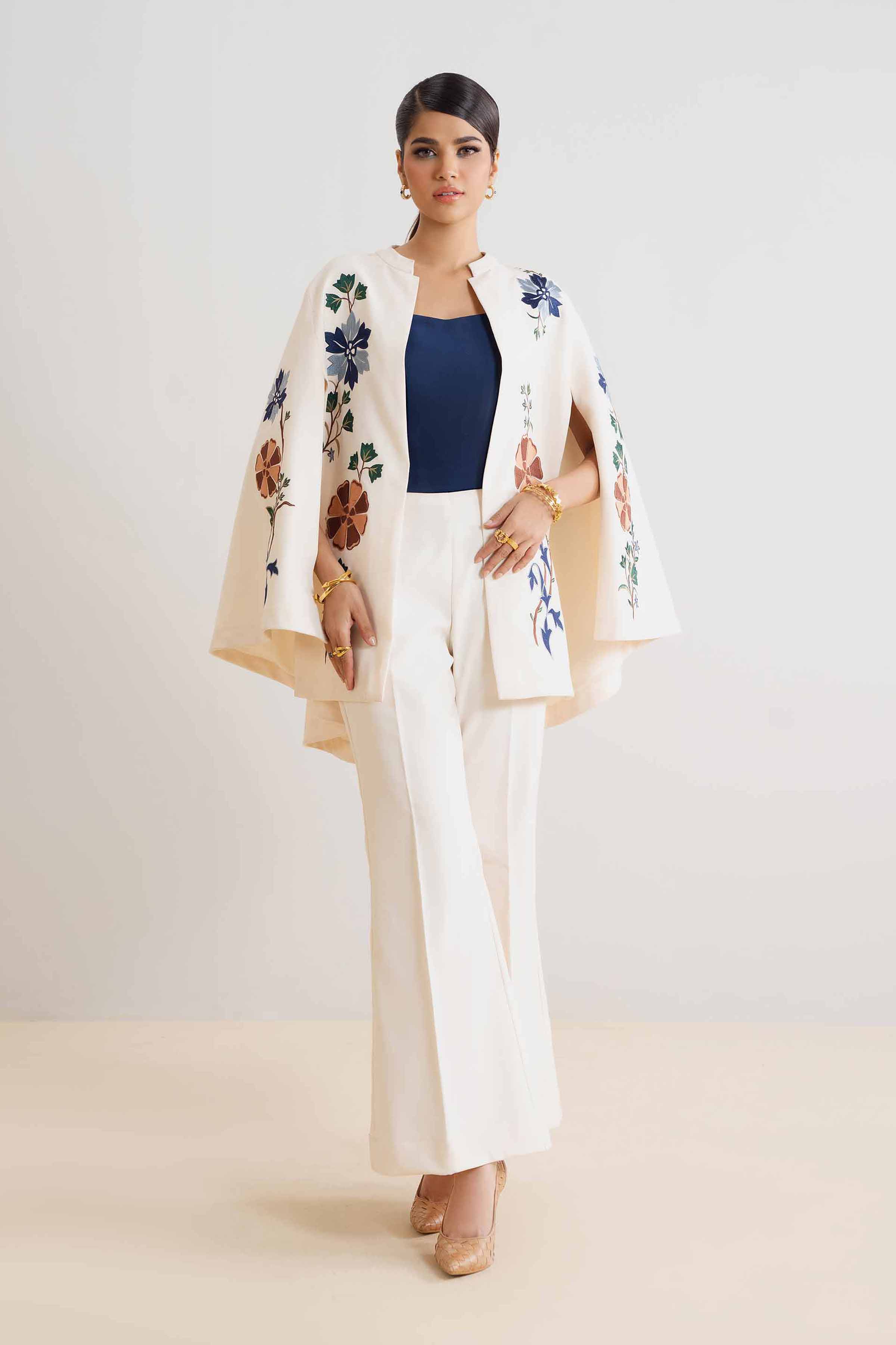 Embroidered Cape - PCS25-19