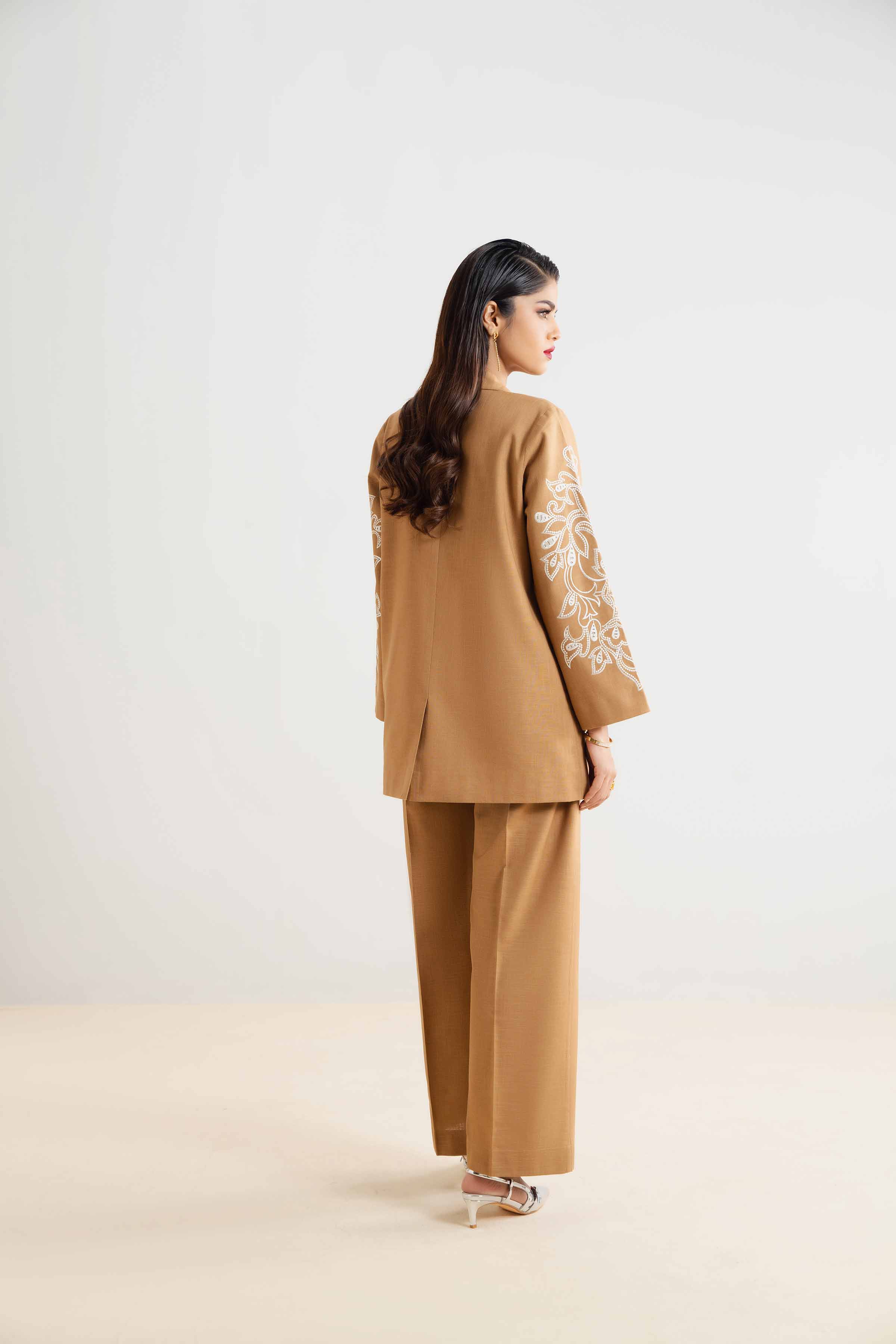 2 Piece - Embroidered Suit - PCS25-20 - Image 3