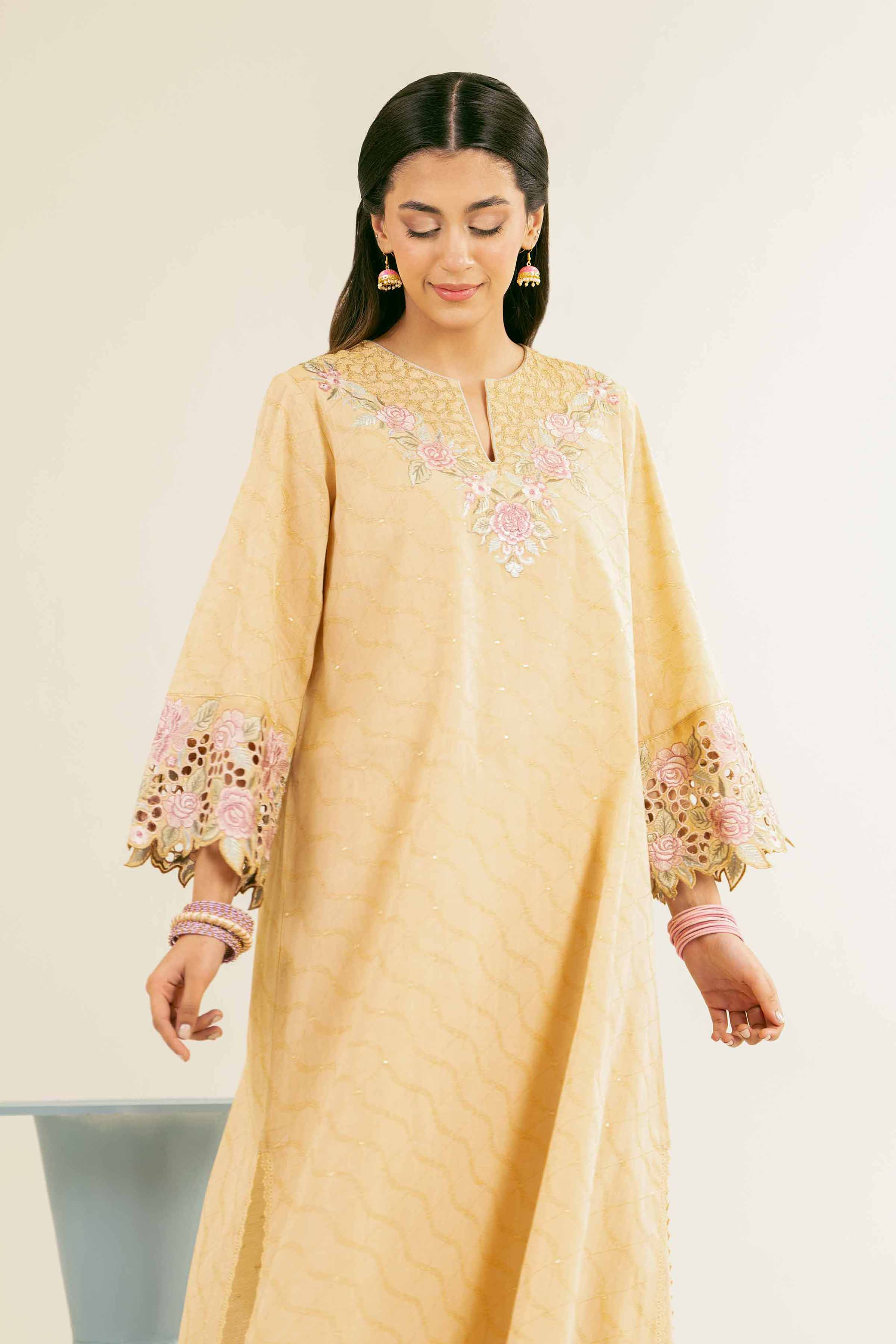 2 Piece - Embroidered Suit - PE25-104 - Image 2