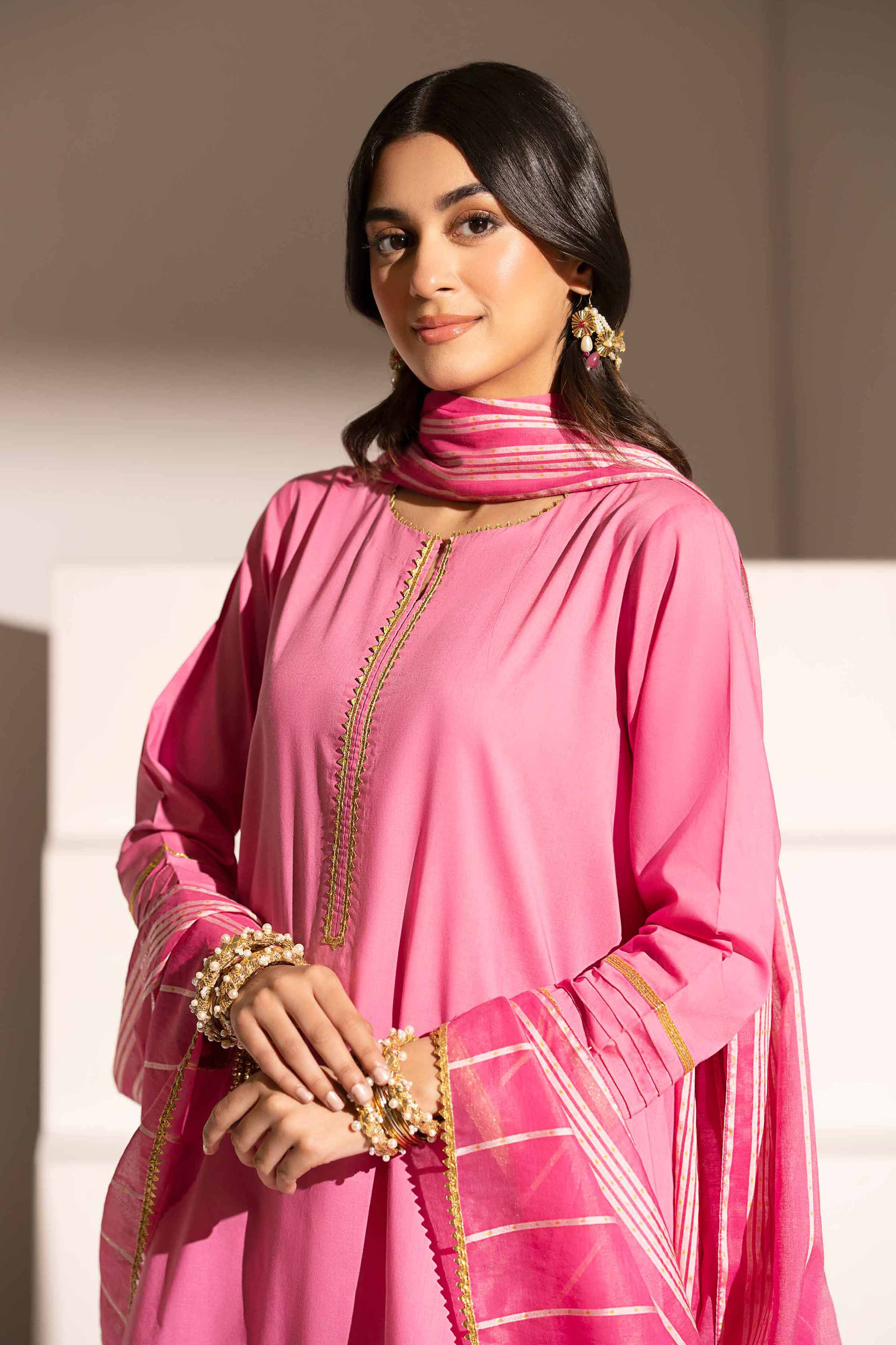 3 Piece - Embroidered Suit - PE25-156 - Image 2