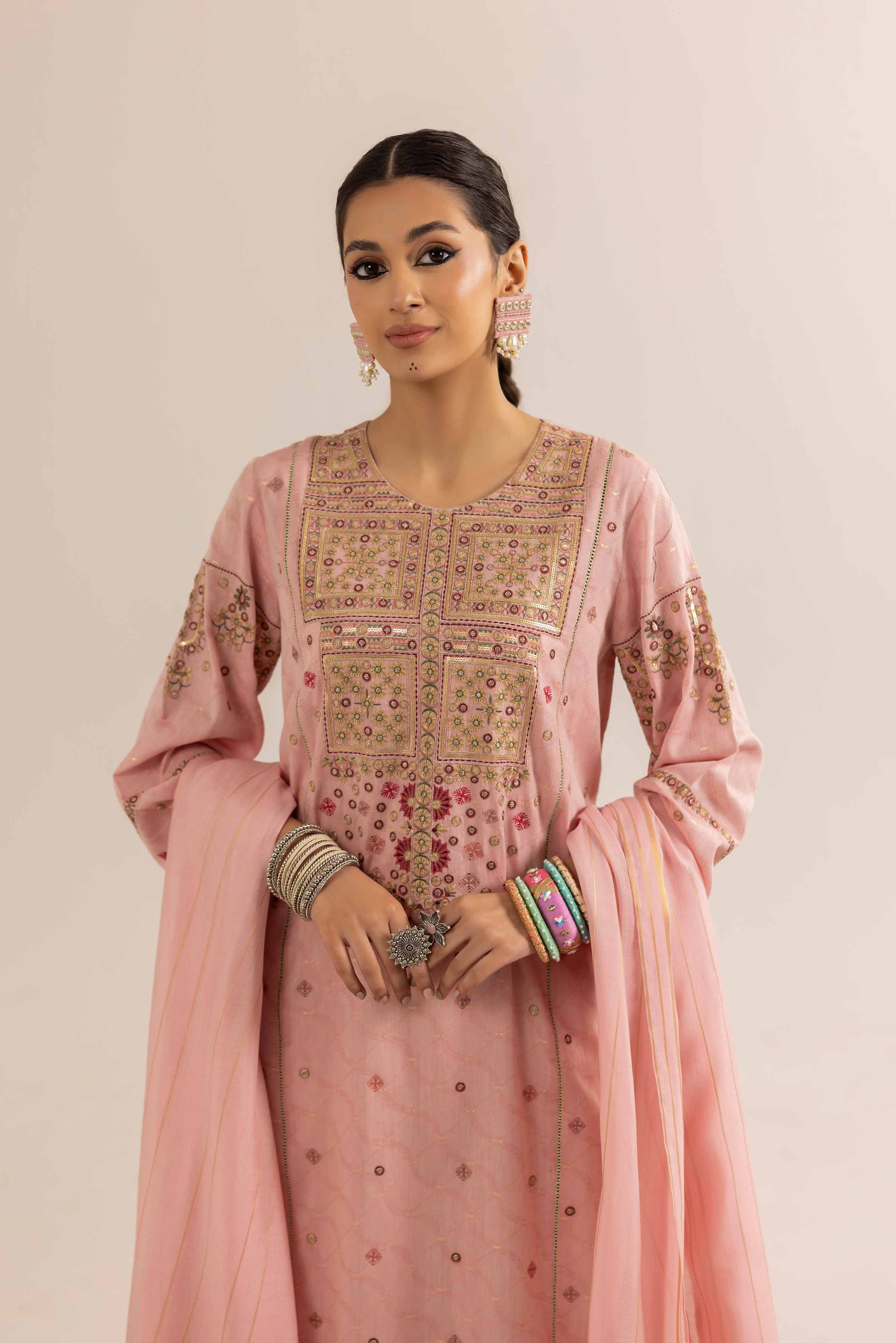 2 Piece - Embroidered Suit - PE25-157 - Image 6
