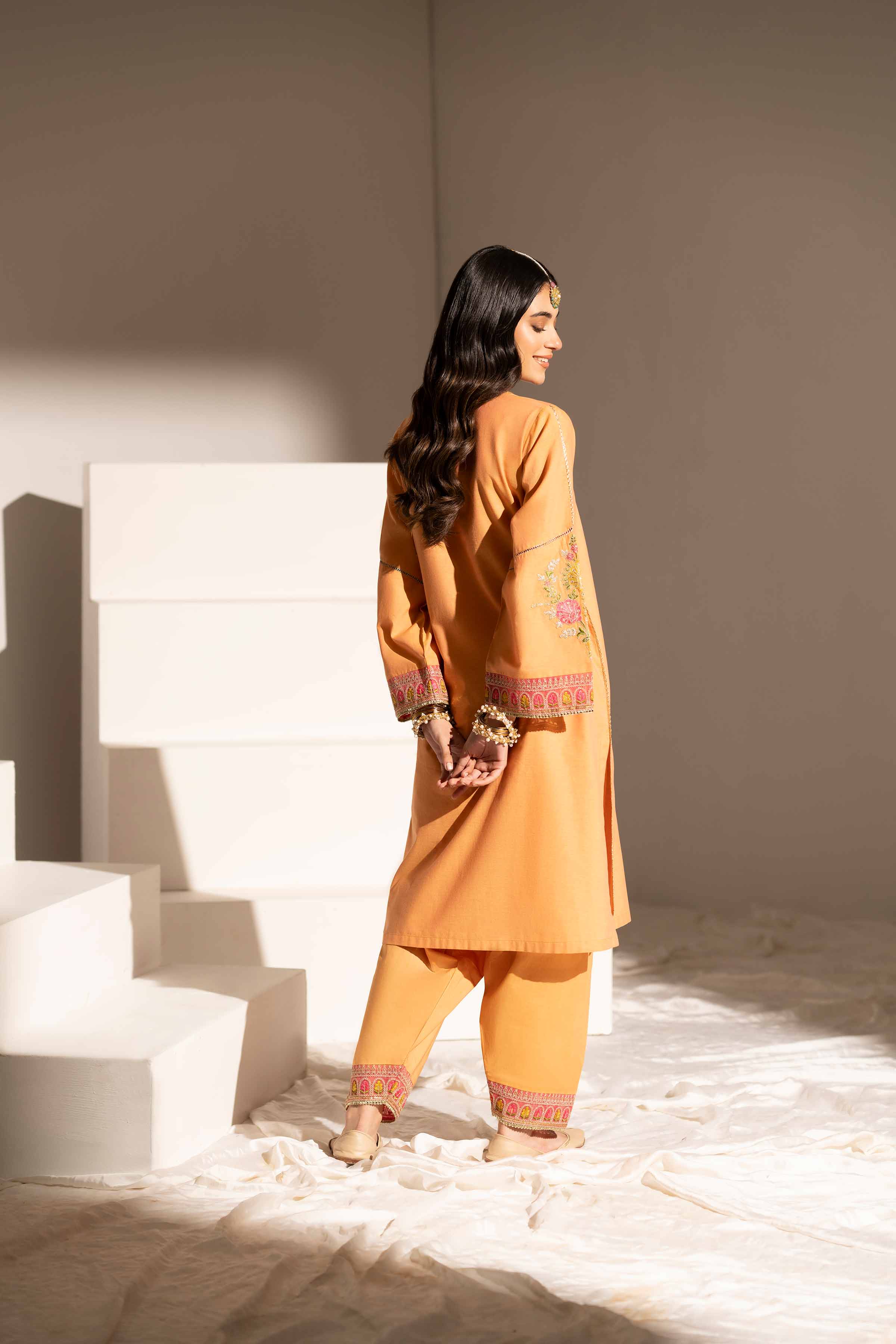 2 Piece - Embroidered Suit - PE25-158 - Image 3