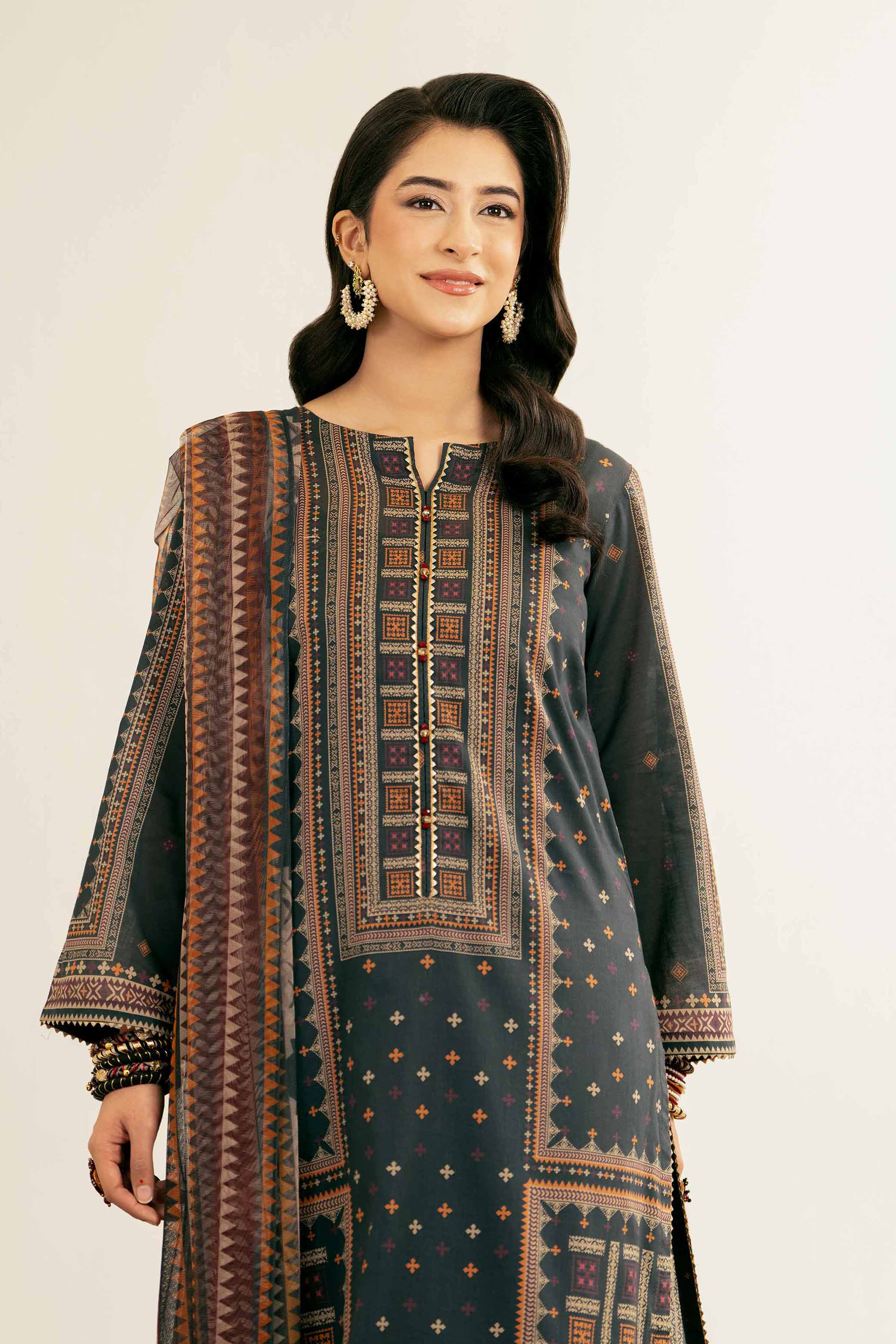 3 Piece - Printed Suit - PE25-164 - Image 2