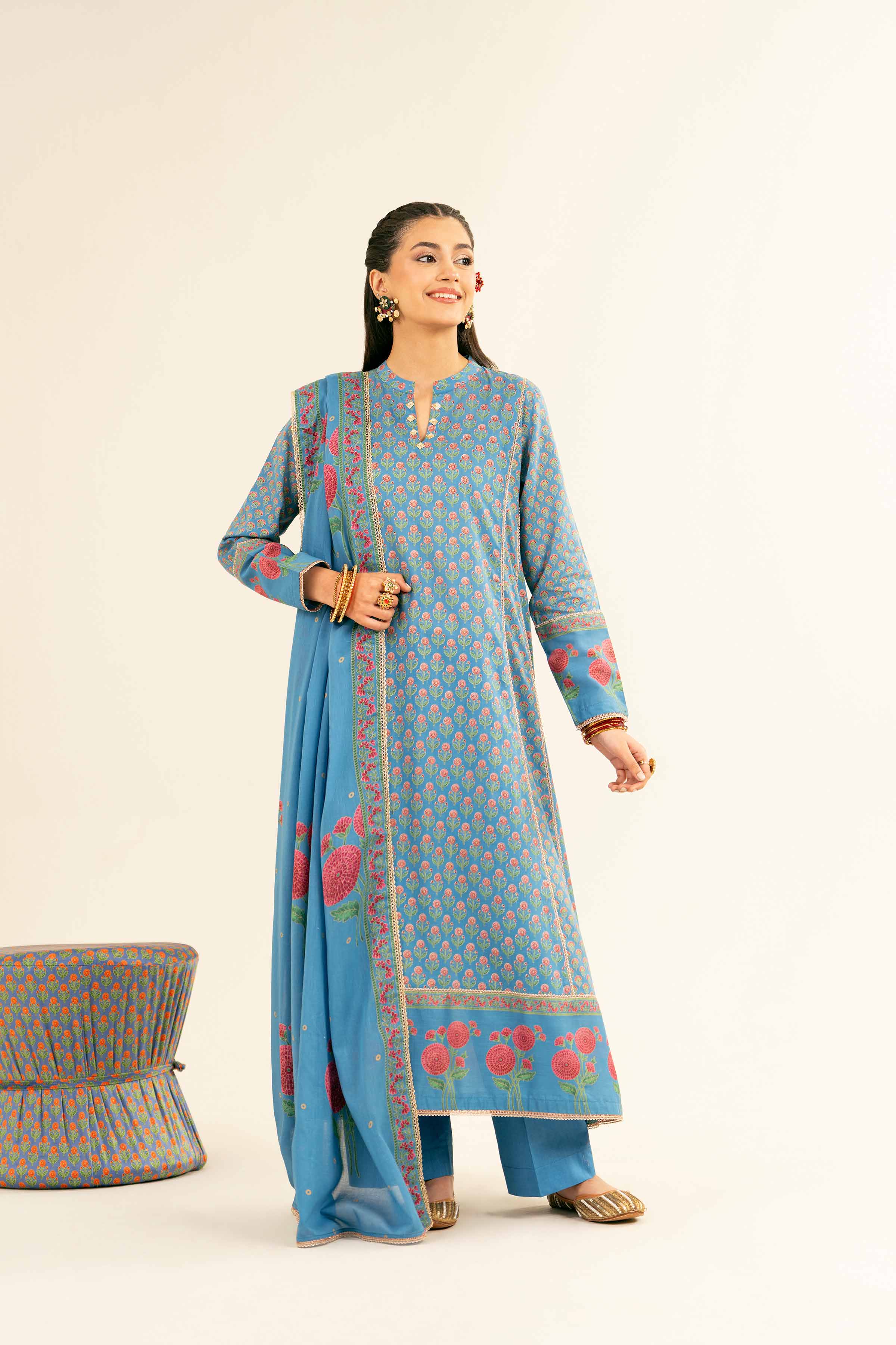 3 Piece - Printed Suit - PE25-208 - Image 4