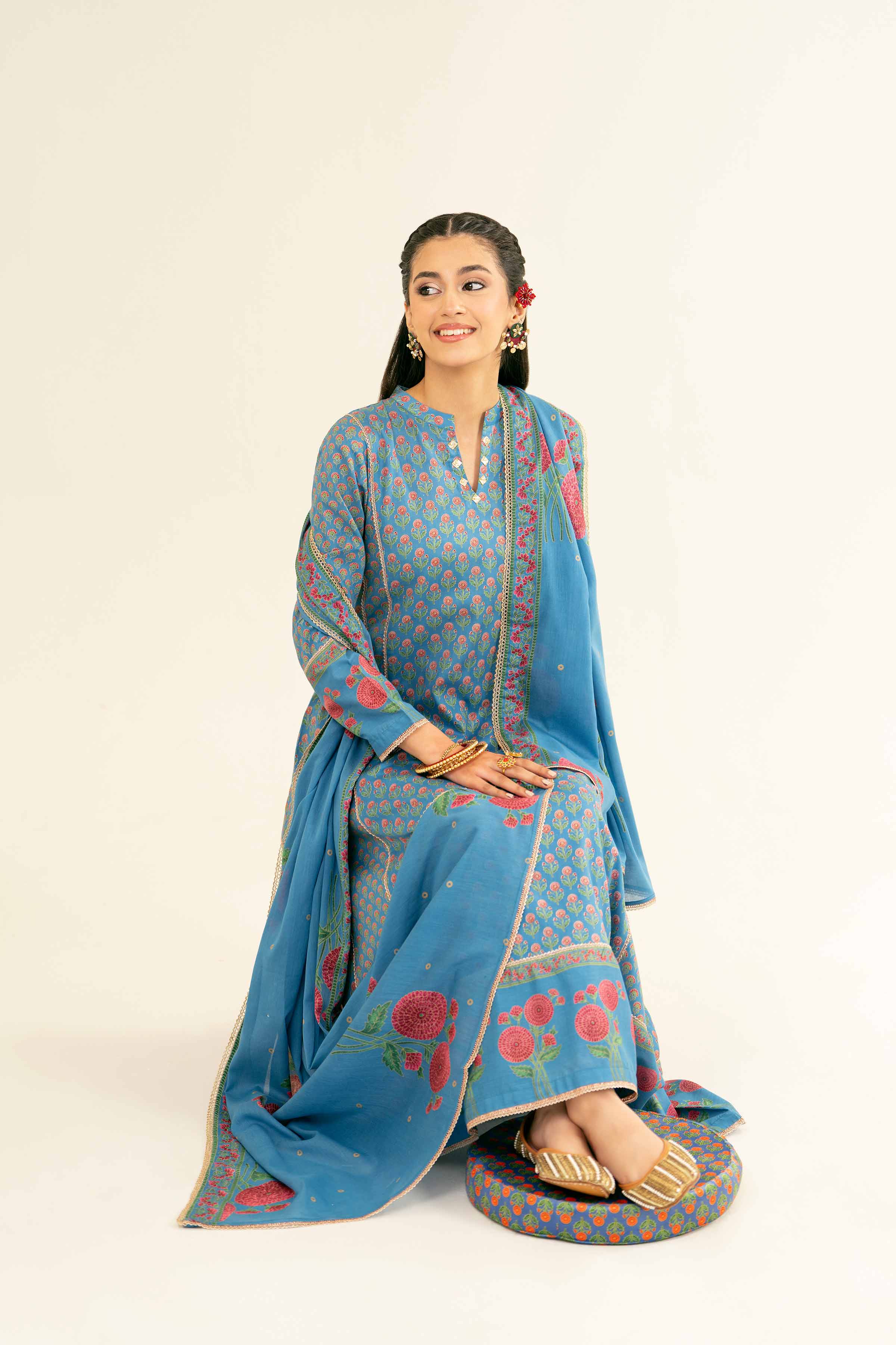 3 Piece - Printed Suit - PE25-208 - Image 5