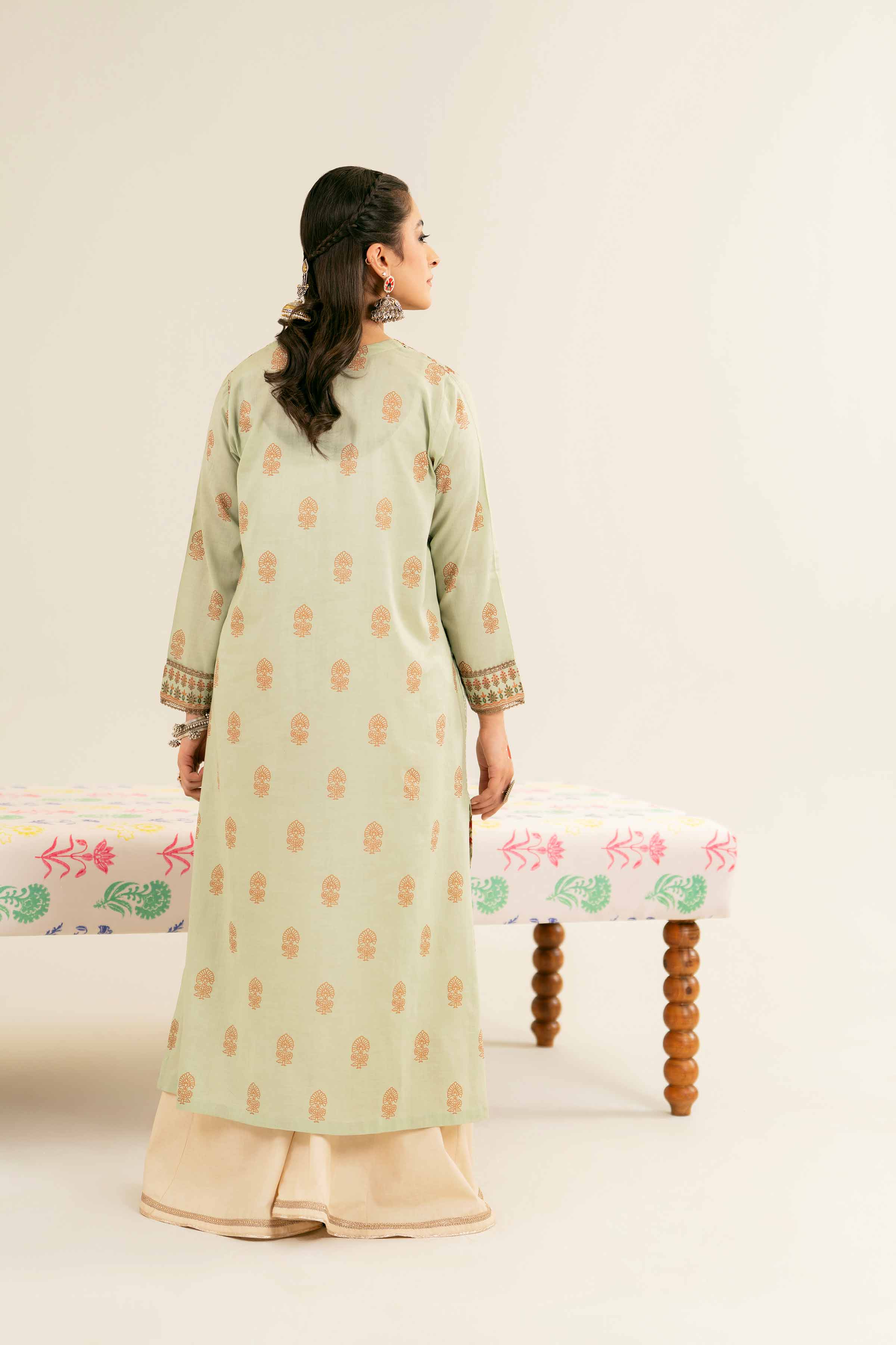 Printed Embroidered Shirt - PE25-209 - Image 3
