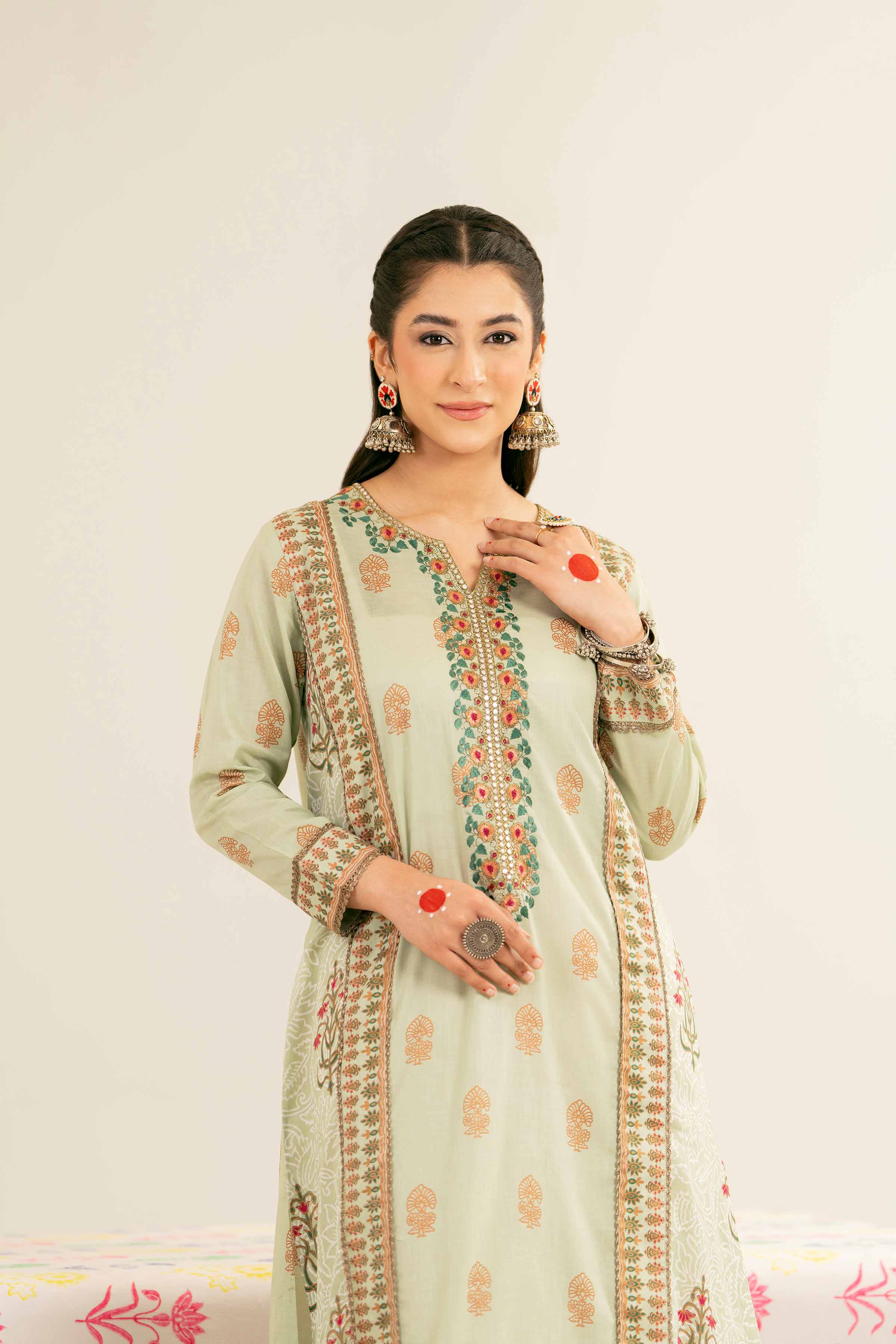 Printed Embroidered Shirt - PE25-209 - Image 5