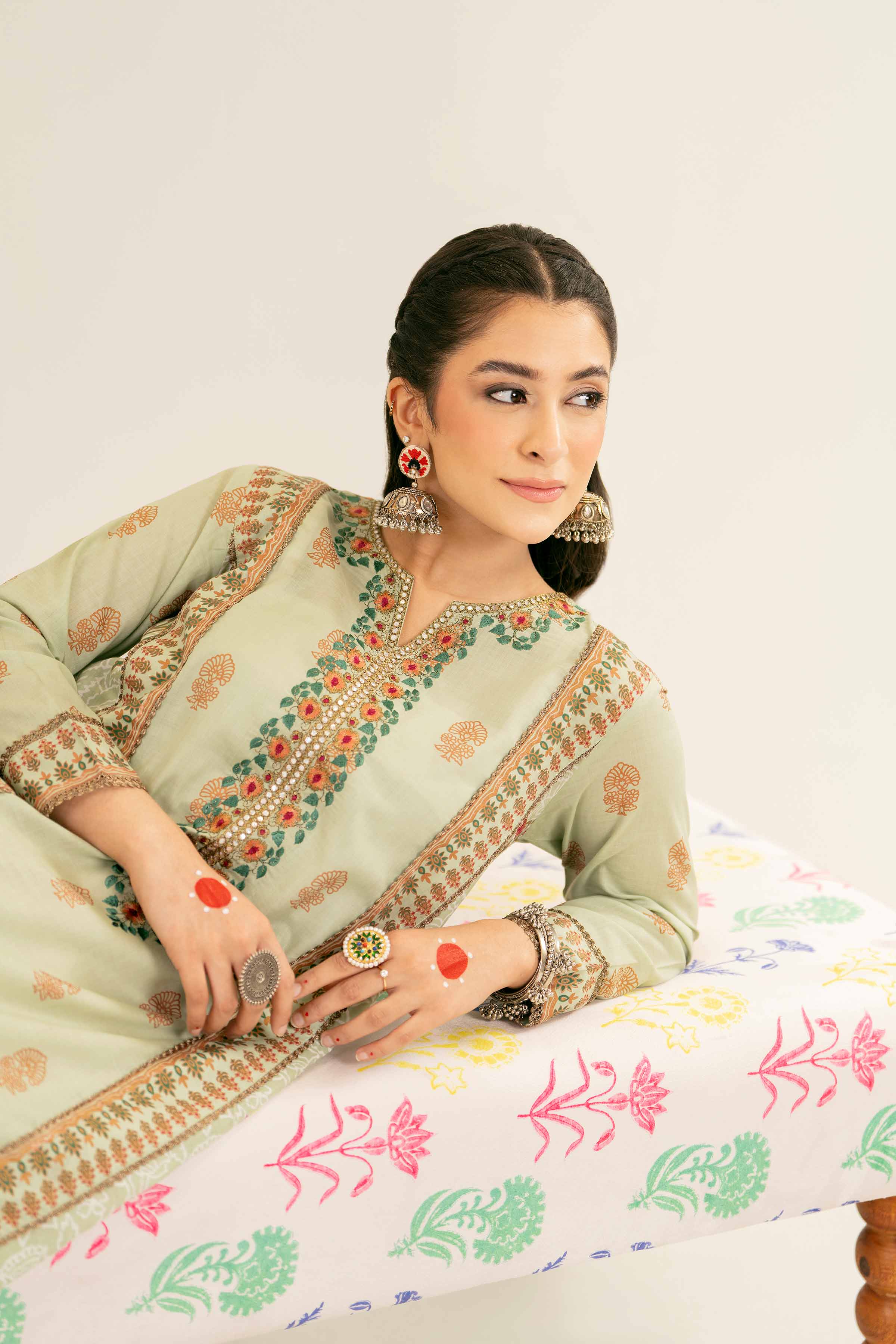 Printed Embroidered Shirt - PE25-209 - Image 8