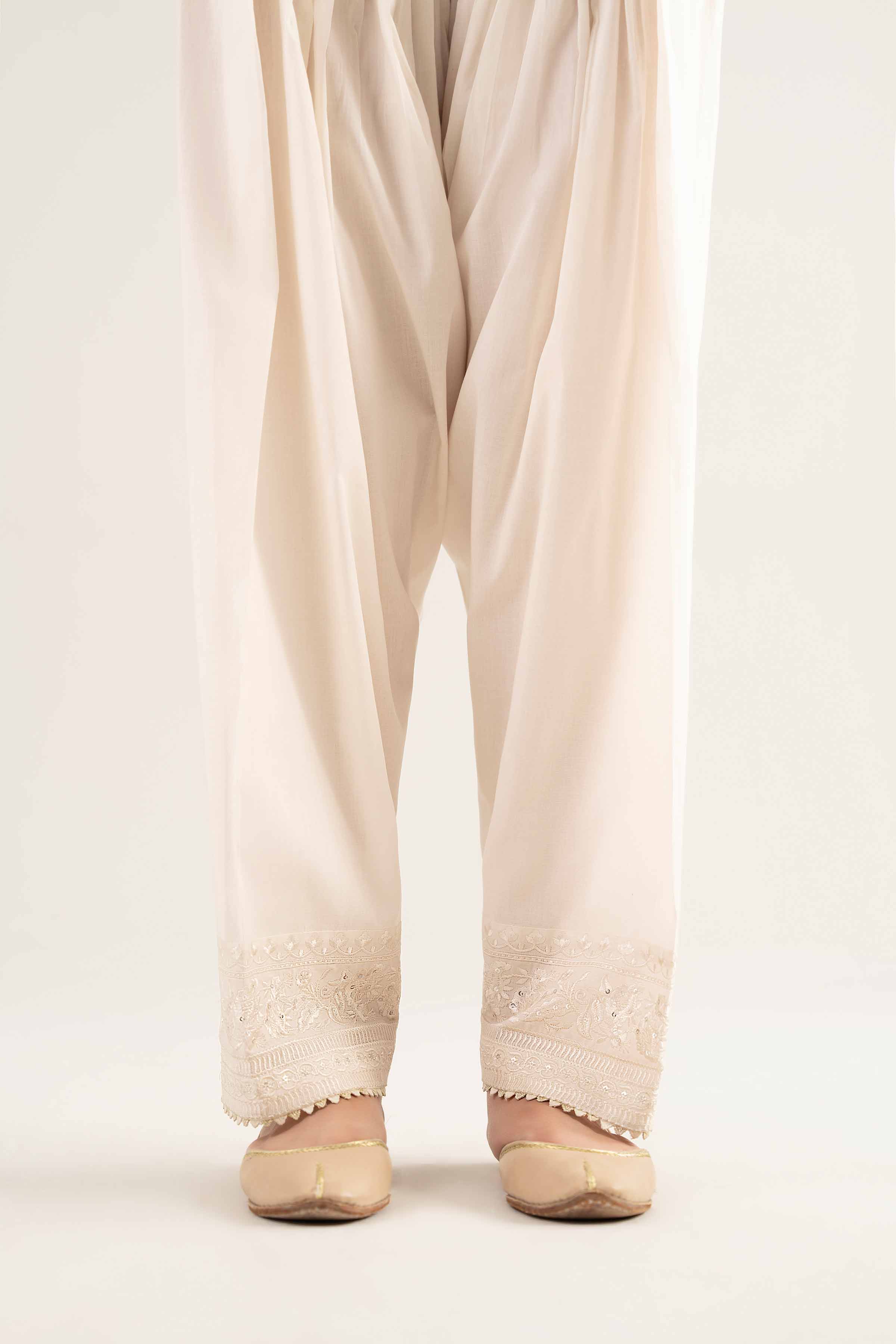 Embroidered Shalwar - PE25-214 - Image 3