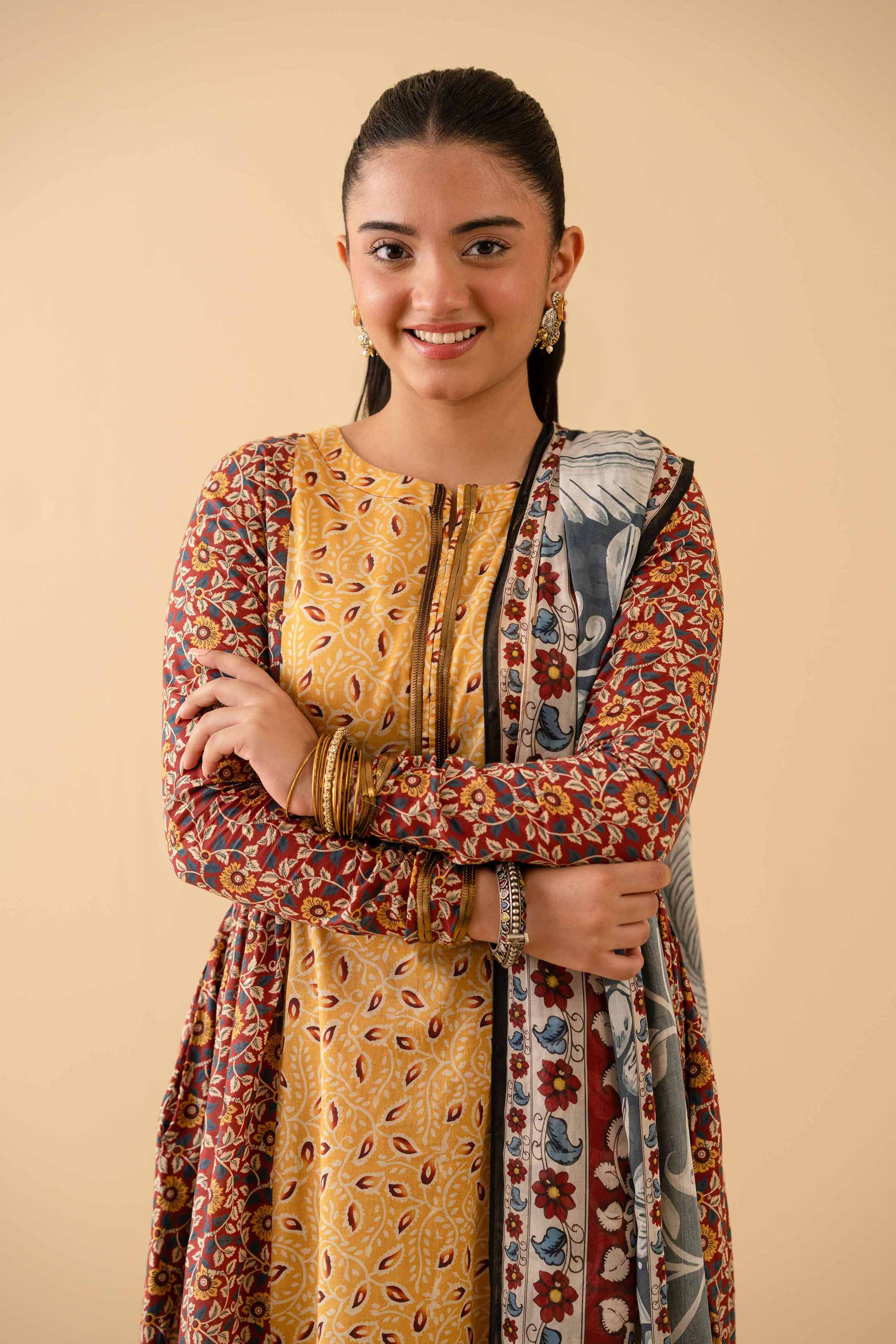 3 Piece - Printed Suit - PE25-216 - Image 2